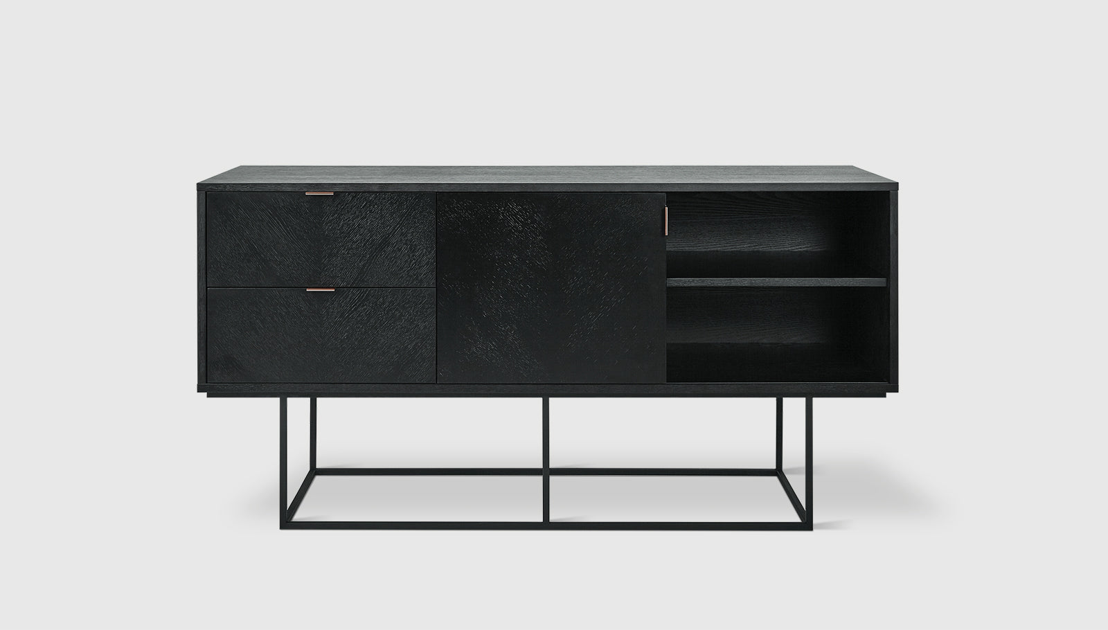 Myles Media Stand Storage Gus* Four Hands, Mid Century Modern Furniture, Old Bones Furniture Company, Old Bones Co, Modern Mid Century, Designer Furniture, https://www.oldbonesco.com/