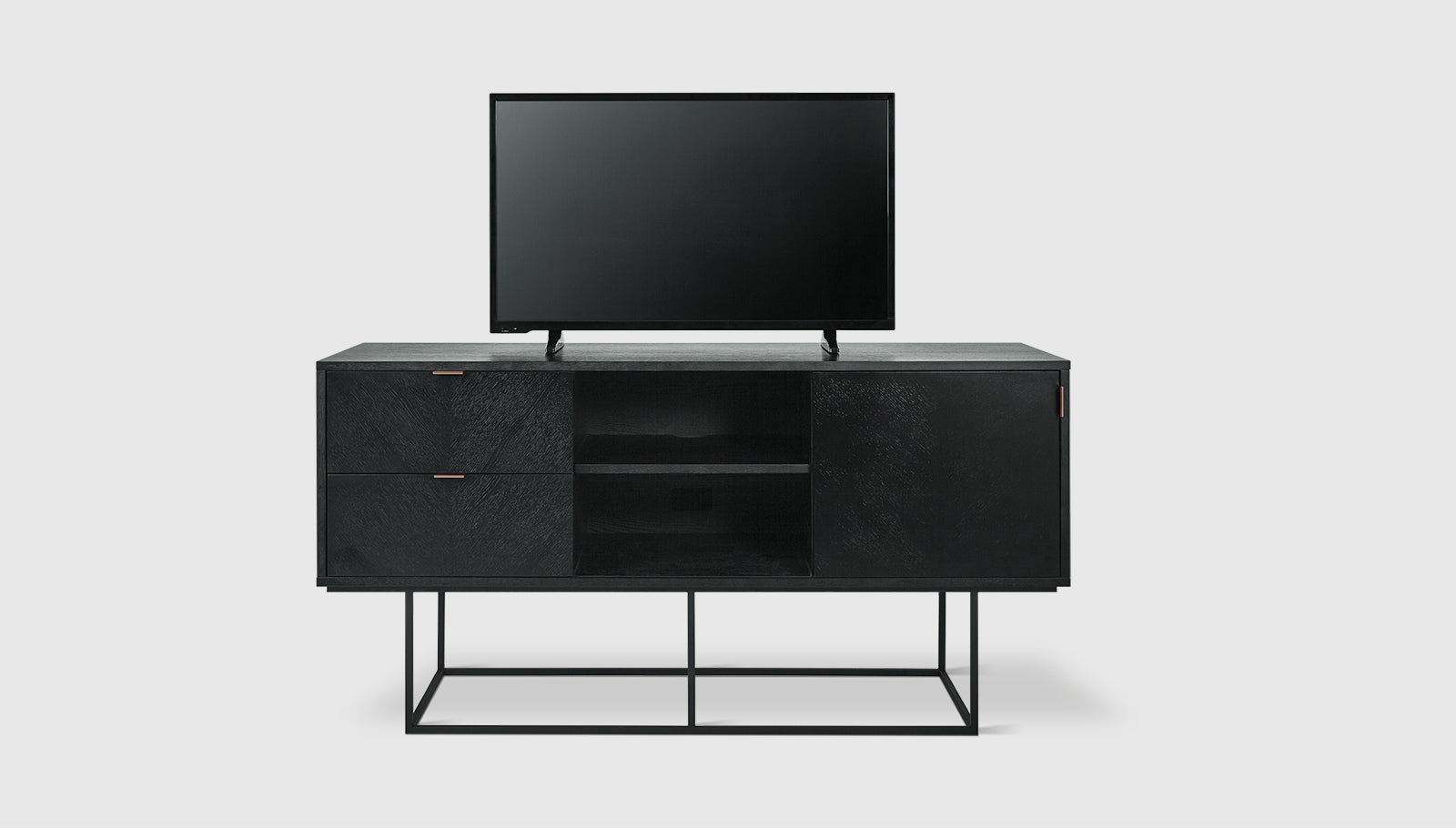 Myles Media Stand Storage Gus* Four Hands, Mid Century Modern Furniture, Old Bones Furniture Company, Old Bones Co, Modern Mid Century, Designer Furniture, https://www.oldbonesco.com/