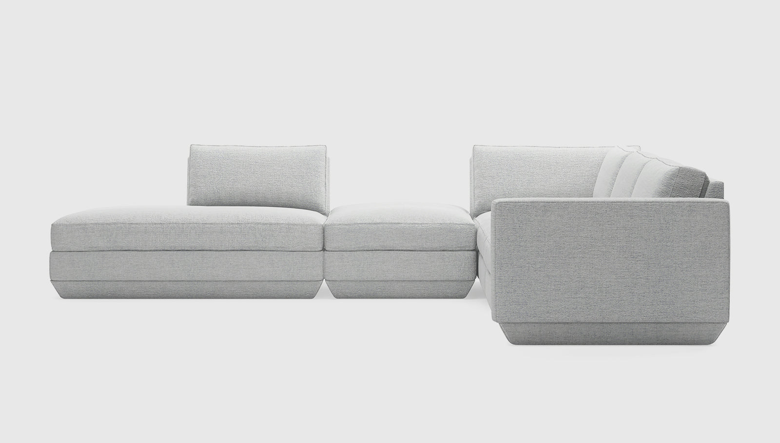 Podium Modular 5PC Seating Group A Sectionals Gus* Four Hands, Mid Century Modern Furniture, Old Bones Furniture Company, Old Bones Co, Modern Mid Century, Designer Furniture, https://www.oldbonesco.com/