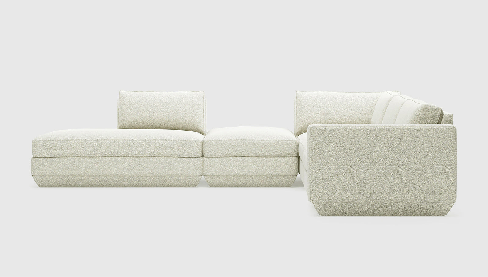 Podium Modular 5PC Seating Group A Sectionals Gus* Four Hands, Mid Century Modern Furniture, Old Bones Furniture Company, Old Bones Co, Modern Mid Century, Designer Furniture, https://www.oldbonesco.com/