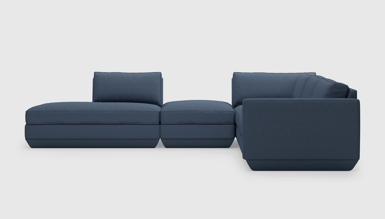 Podium Modular 5PC Seating Group A Sectionals Gus* Four Hands, Mid Century Modern Furniture, Old Bones Furniture Company, Old Bones Co, Modern Mid Century, Designer Furniture, https://www.oldbonesco.com/