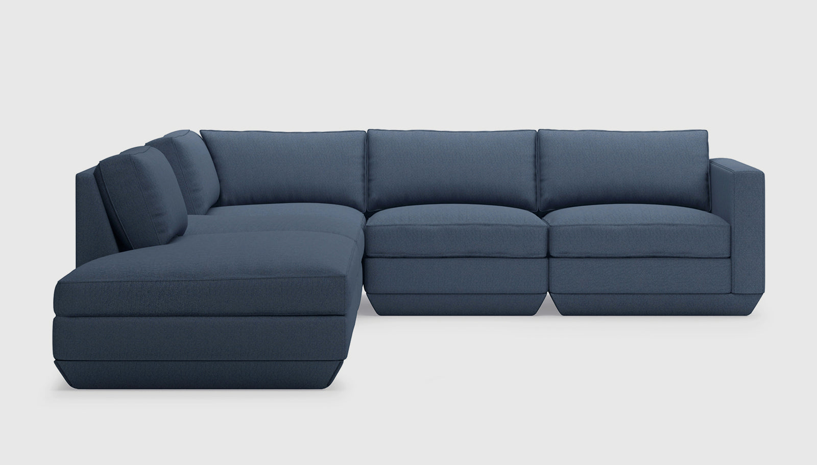 Podium Modular 5PC Seating Group A Sectionals Gus* Four Hands, Mid Century Modern Furniture, Old Bones Furniture Company, Old Bones Co, Modern Mid Century, Designer Furniture, https://www.oldbonesco.com/