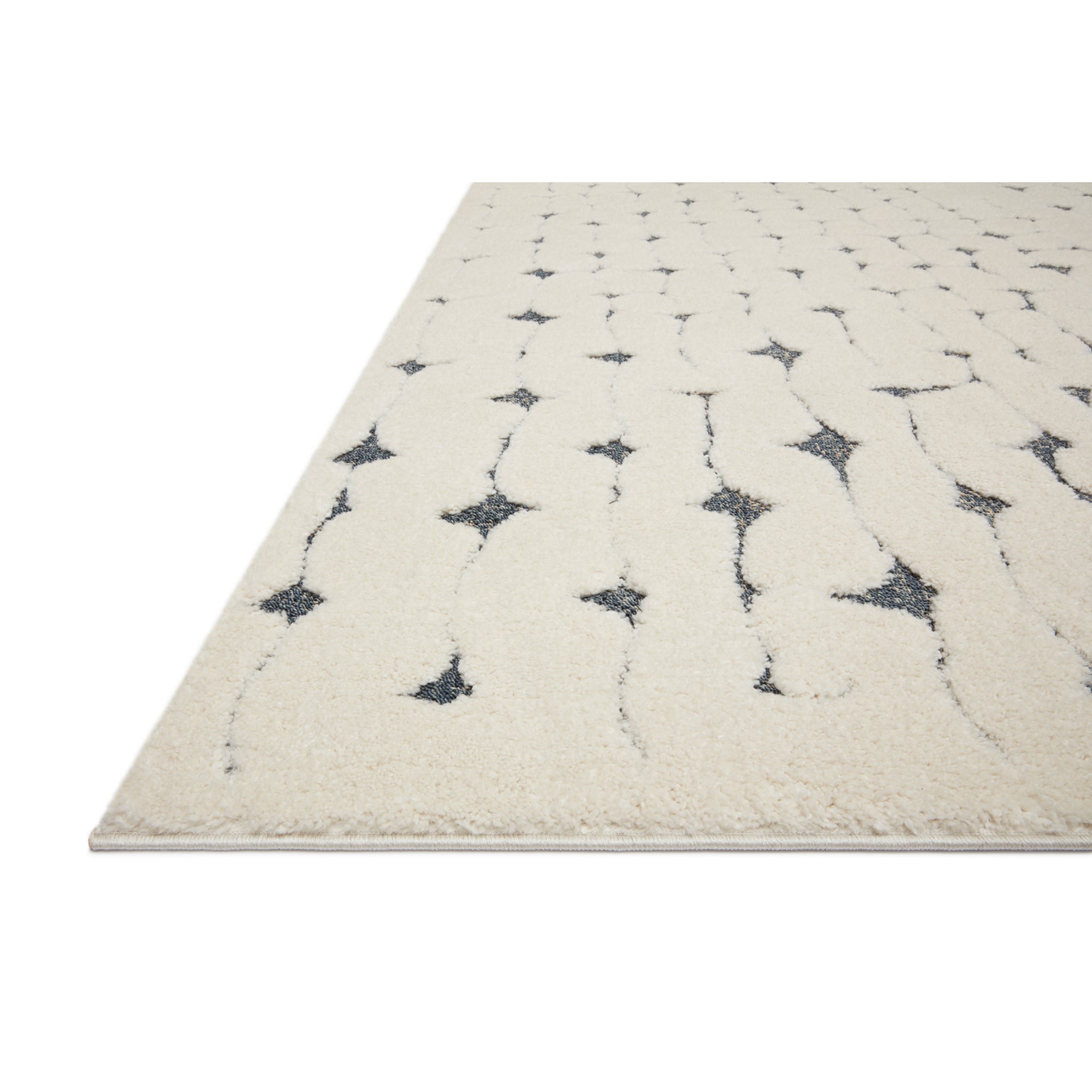 Loloi Hagen White/Navy Rug