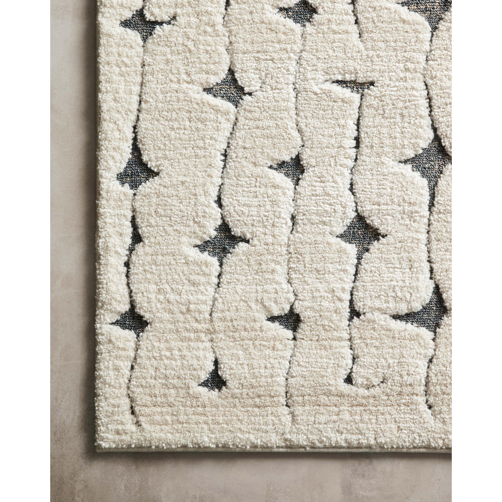 Loloi Hagen White/Navy Rug