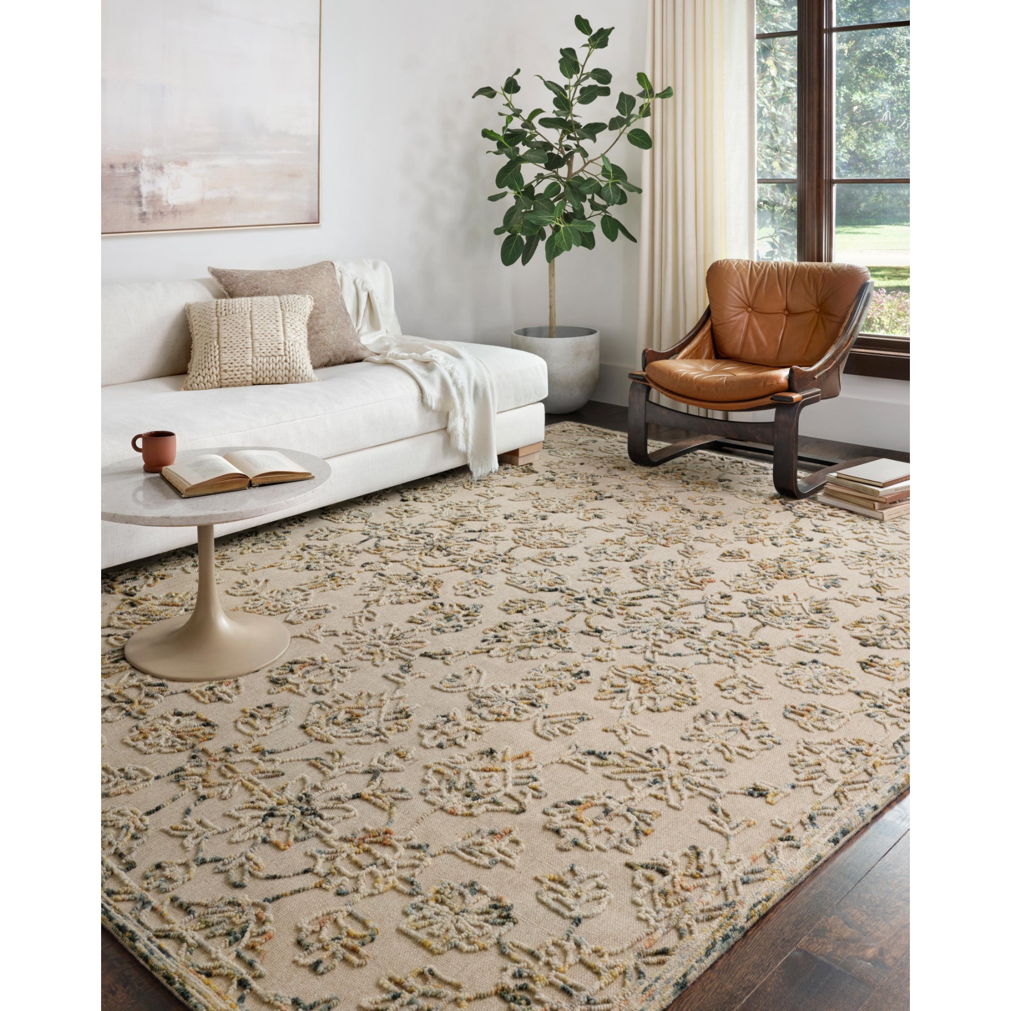 Loloi Halle Lagoon/Multi 18" x 18" Sample Rug