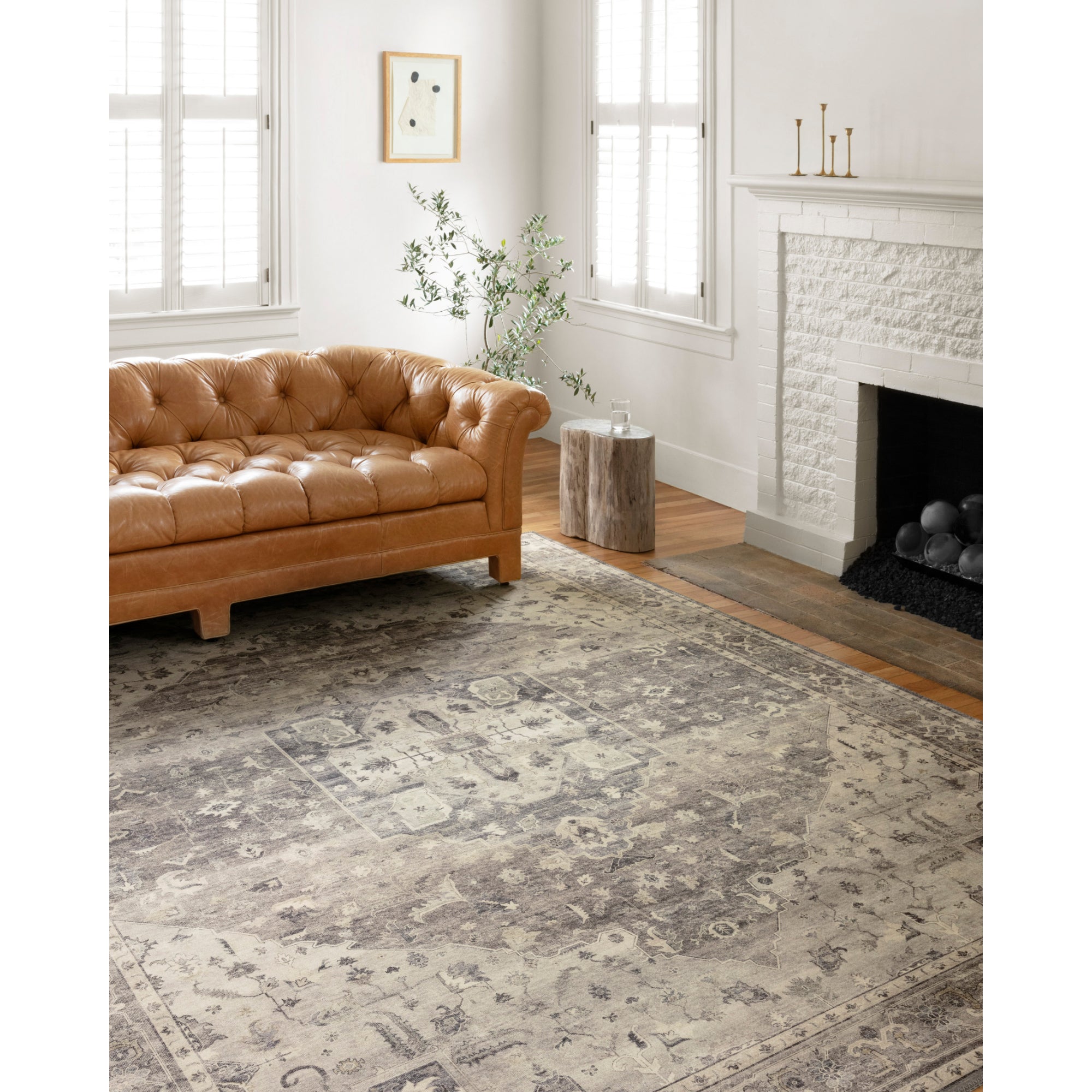 Loloi Hathaway Steel/Ivory Rug