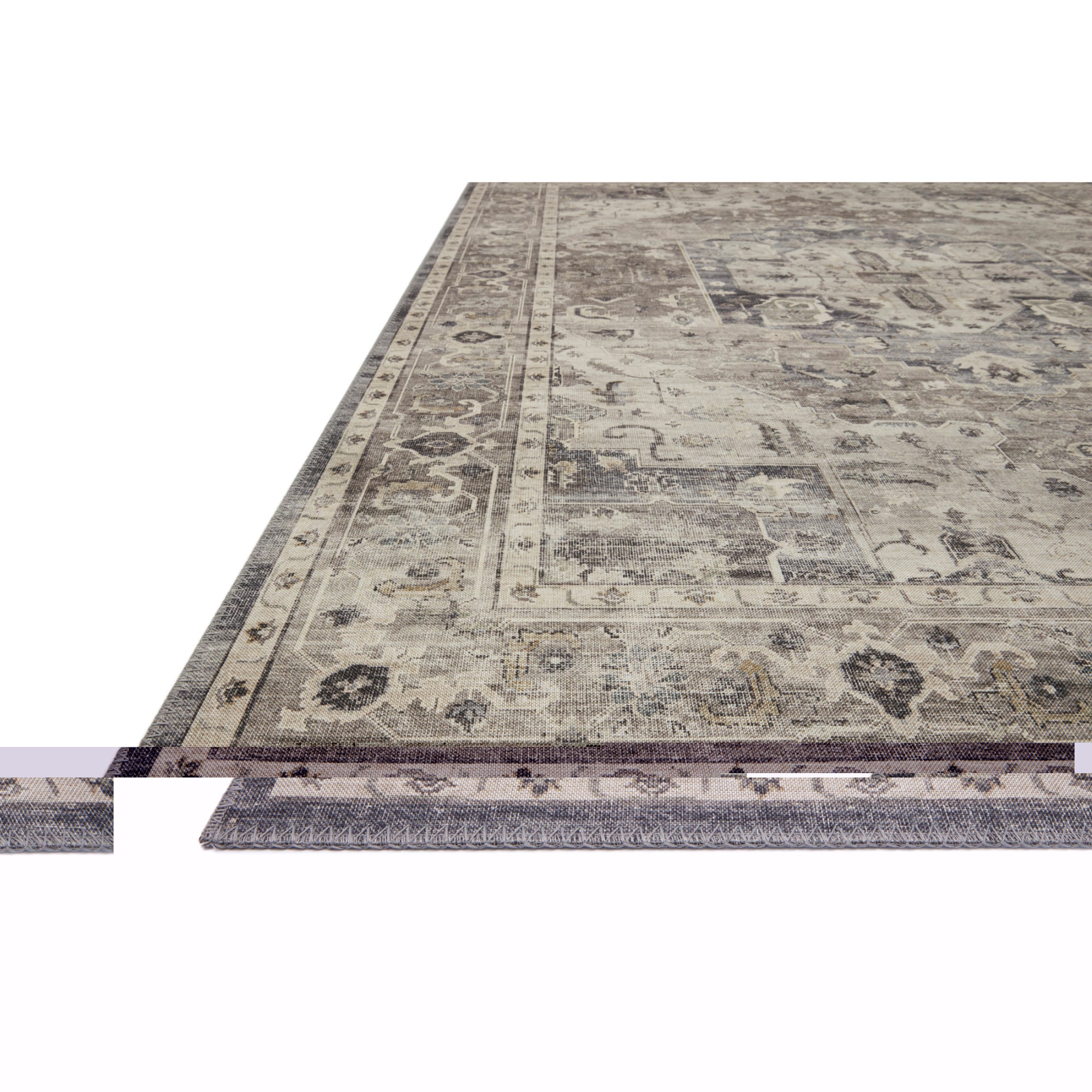 Loloi Hathaway Steel/Ivory Rug