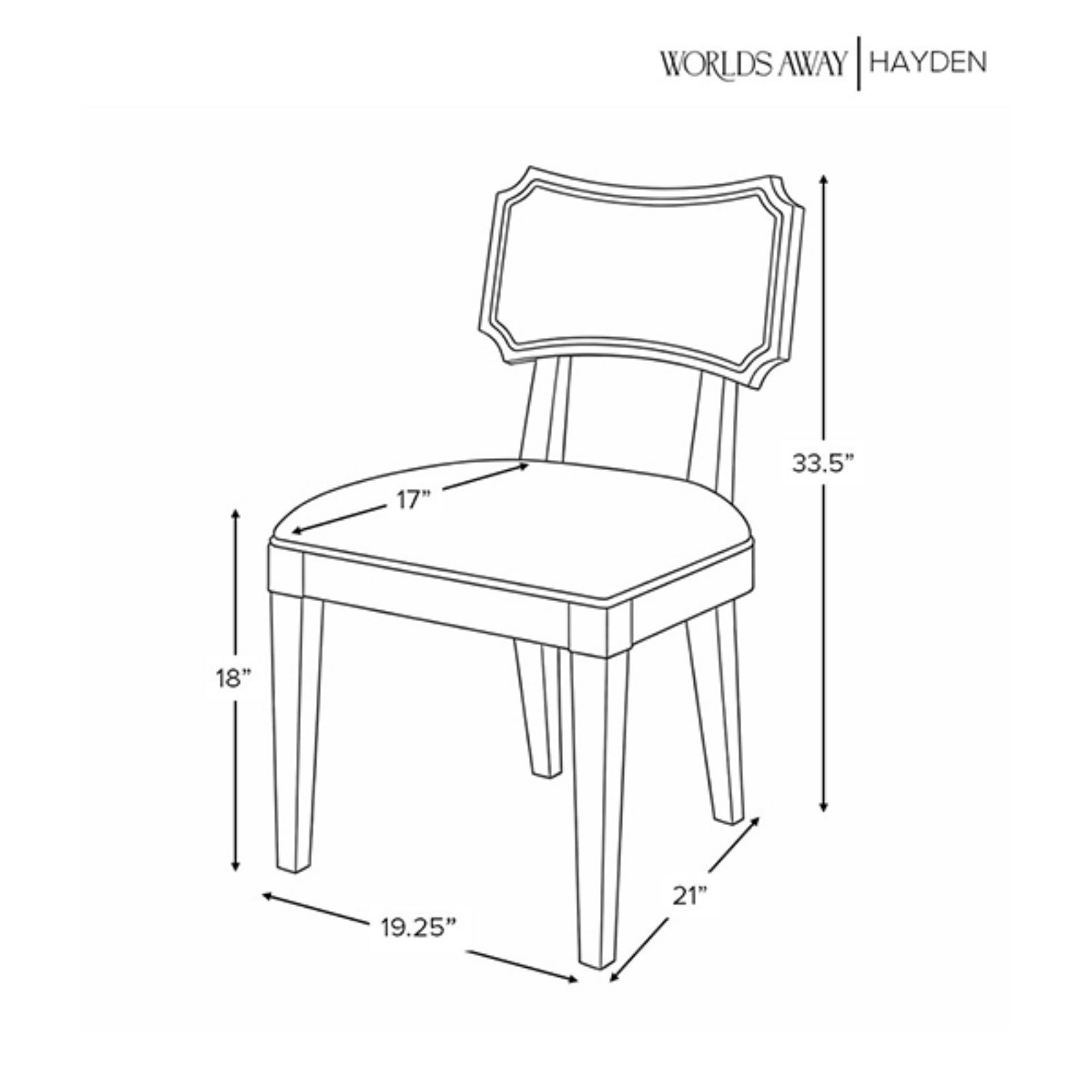 Hayden Bow Back Dining Chair