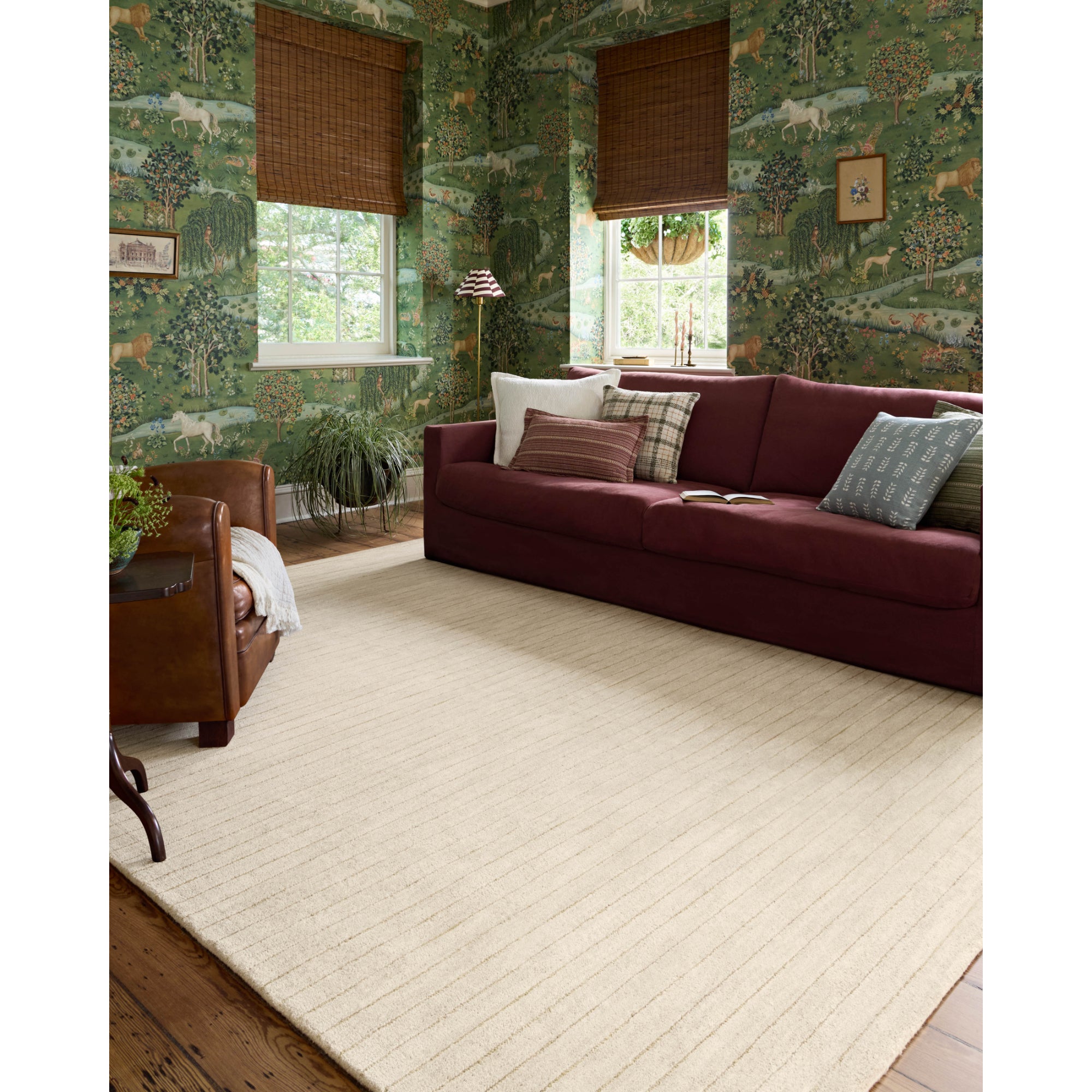 Chris Loves Julia x Loloi Henry Ivory/Dove Rug