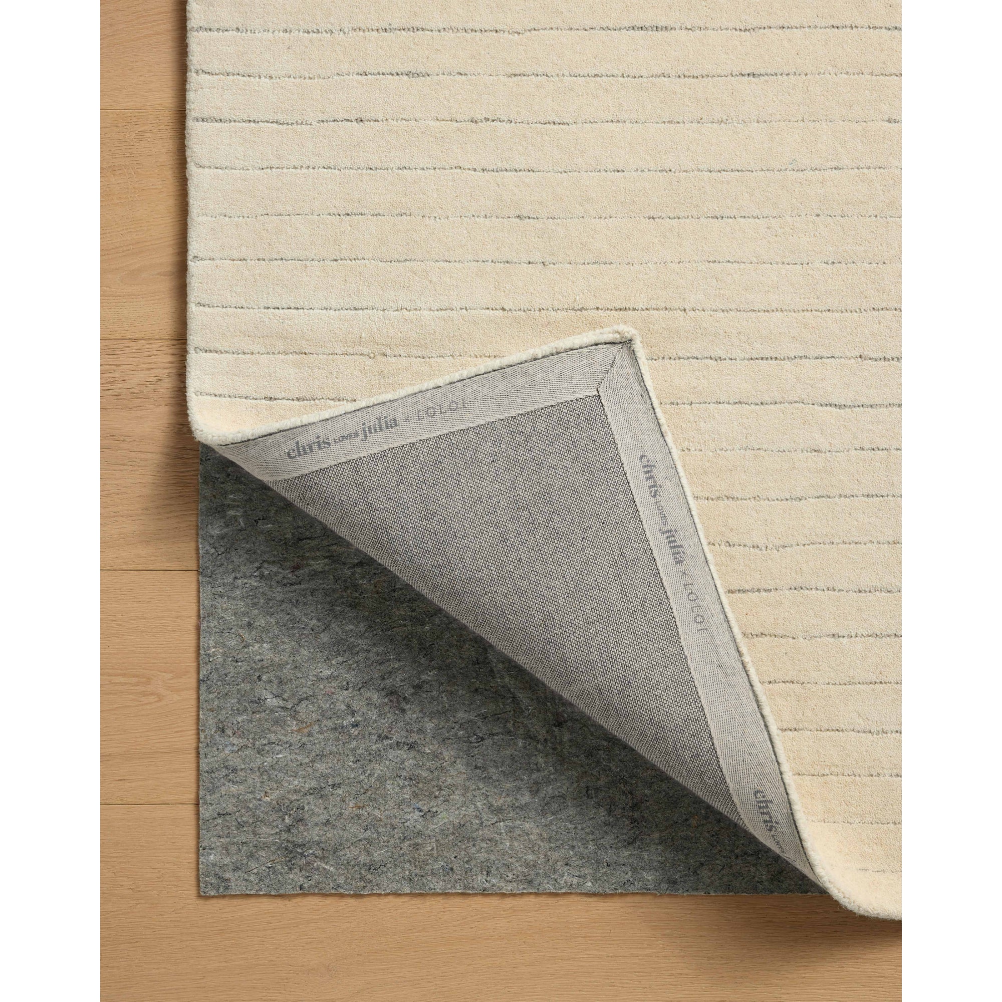 Chris Loves Julia x Loloi Henry Ivory/Dove Rug
