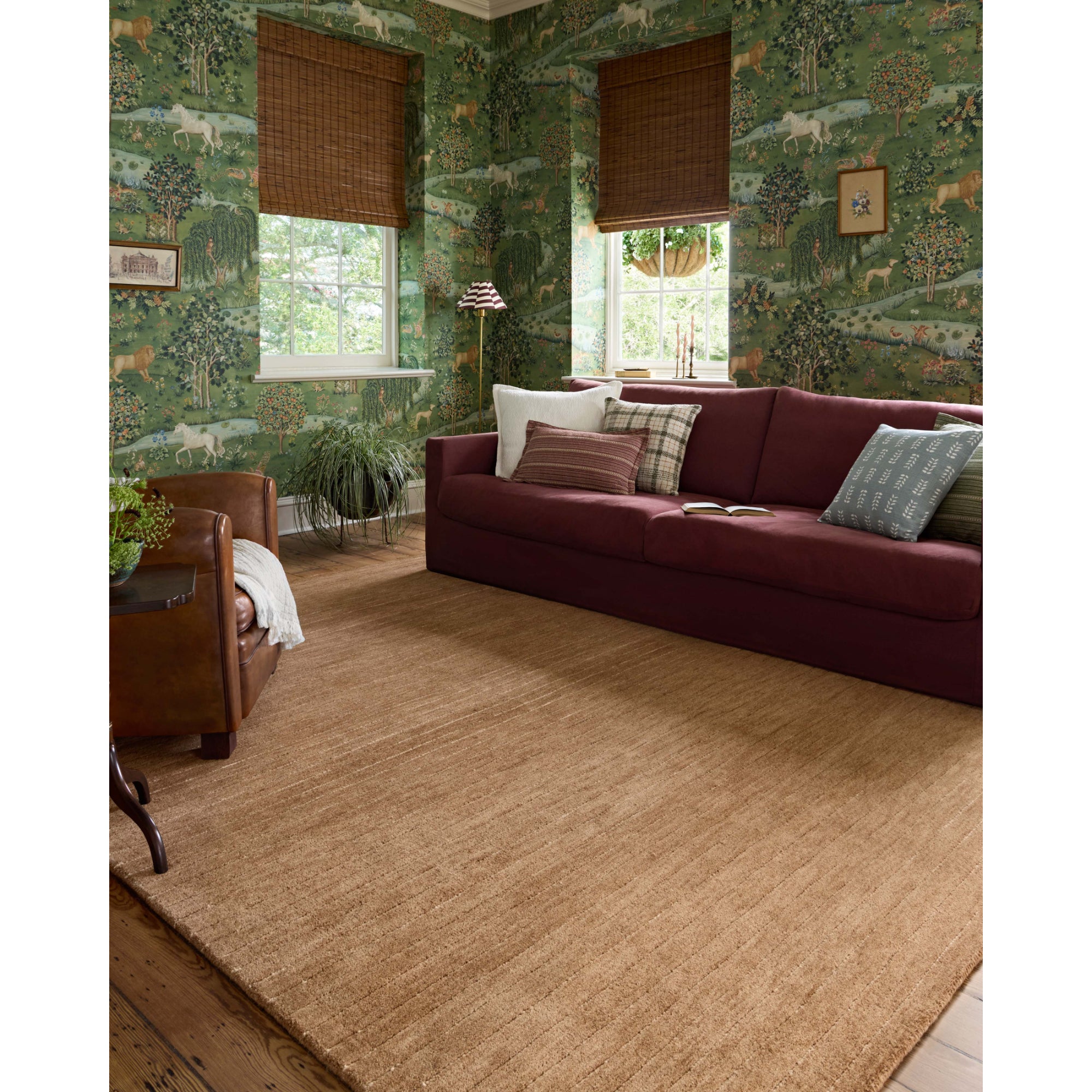 Chris Loves Julia x Loloi Henry Rust/Natural Rug