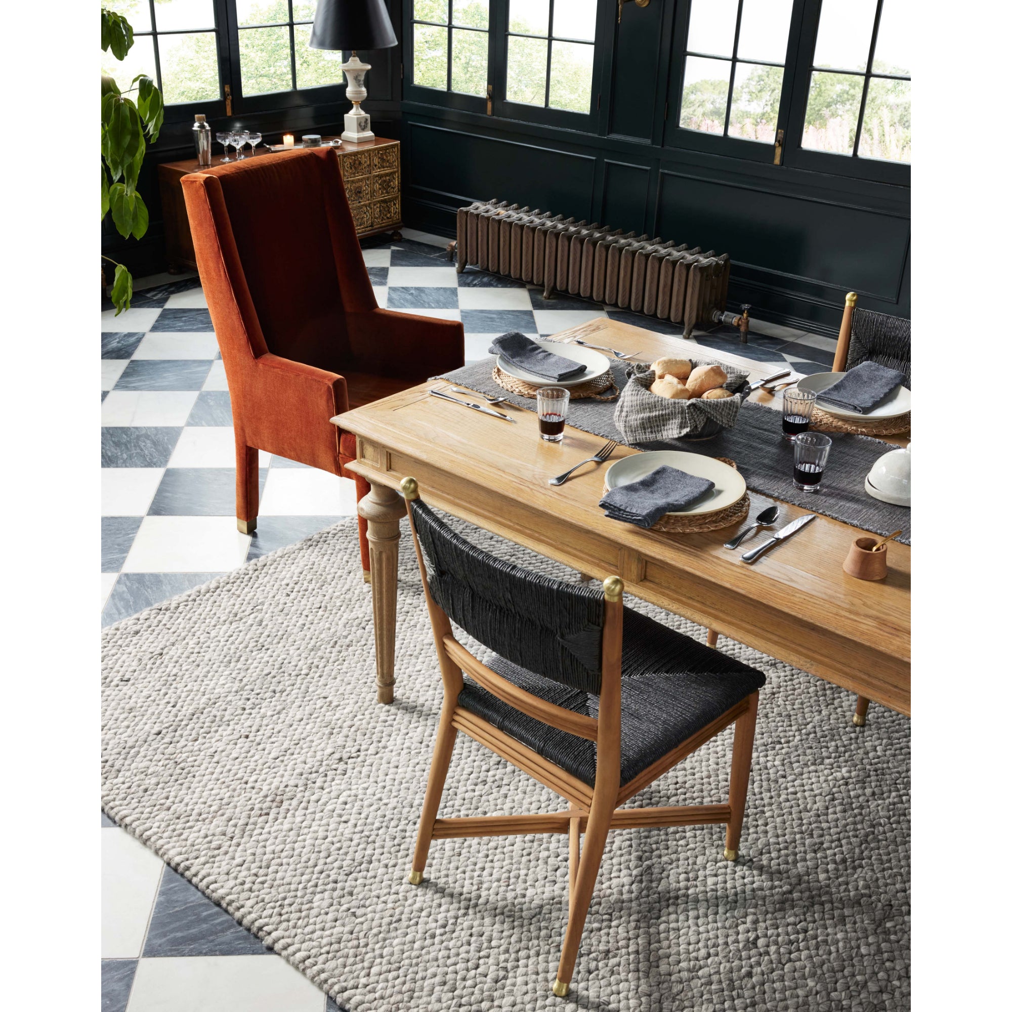 Jean Stoffer x Loloi Hendrick Grey Accent Rug