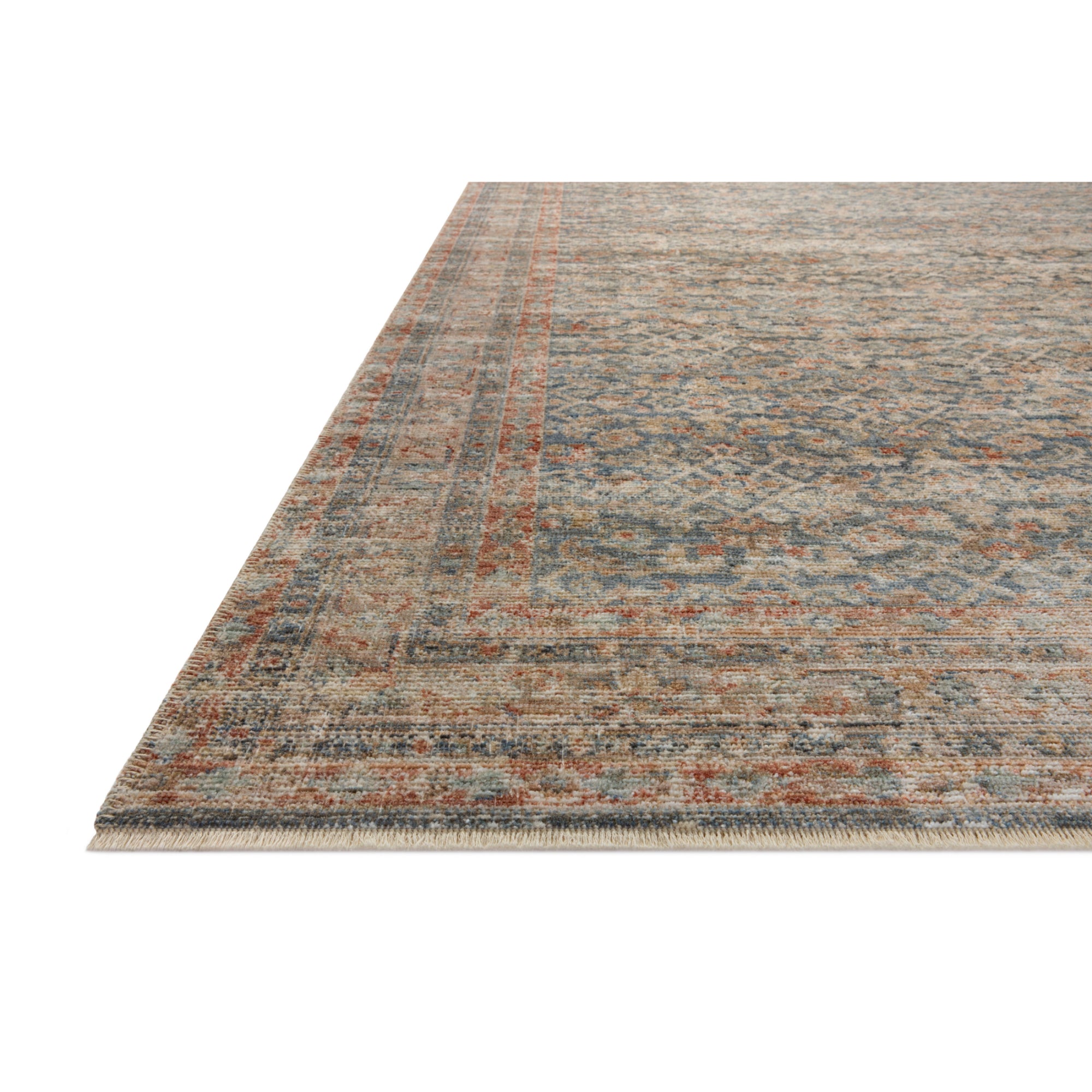 Loloi Heritage Blue/Rust Rug
