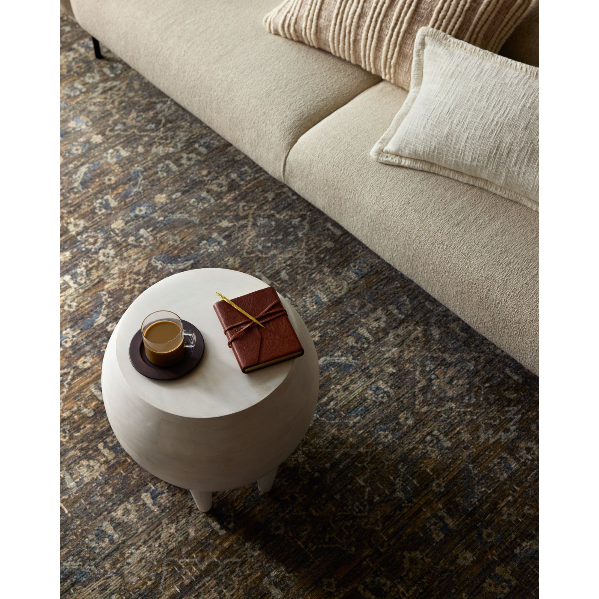 Loloi Heritage Lagoon/Tobacco Rug