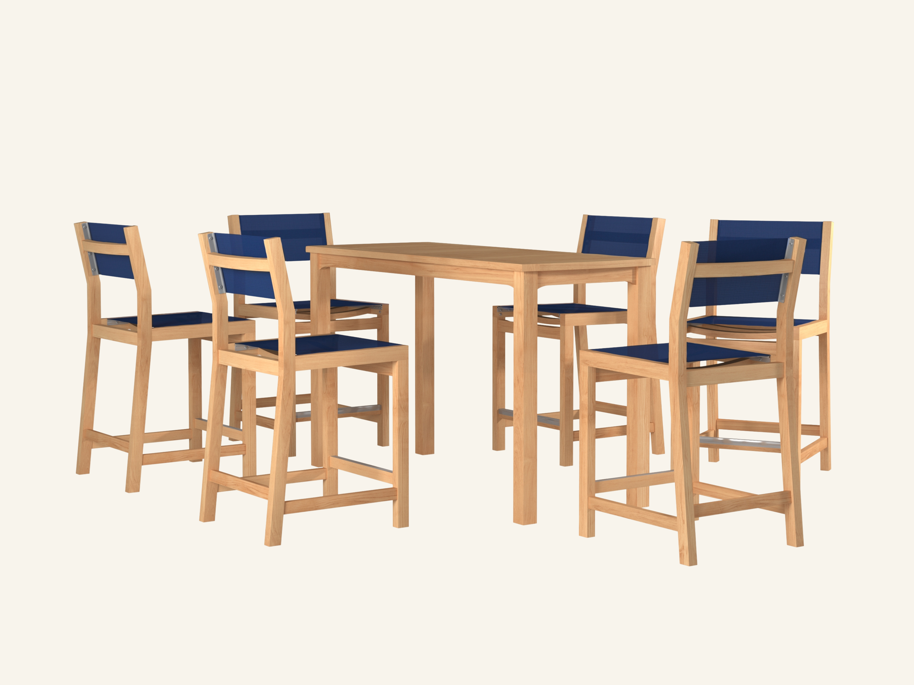 Pearl 7-Piece Counter Height Dining Set