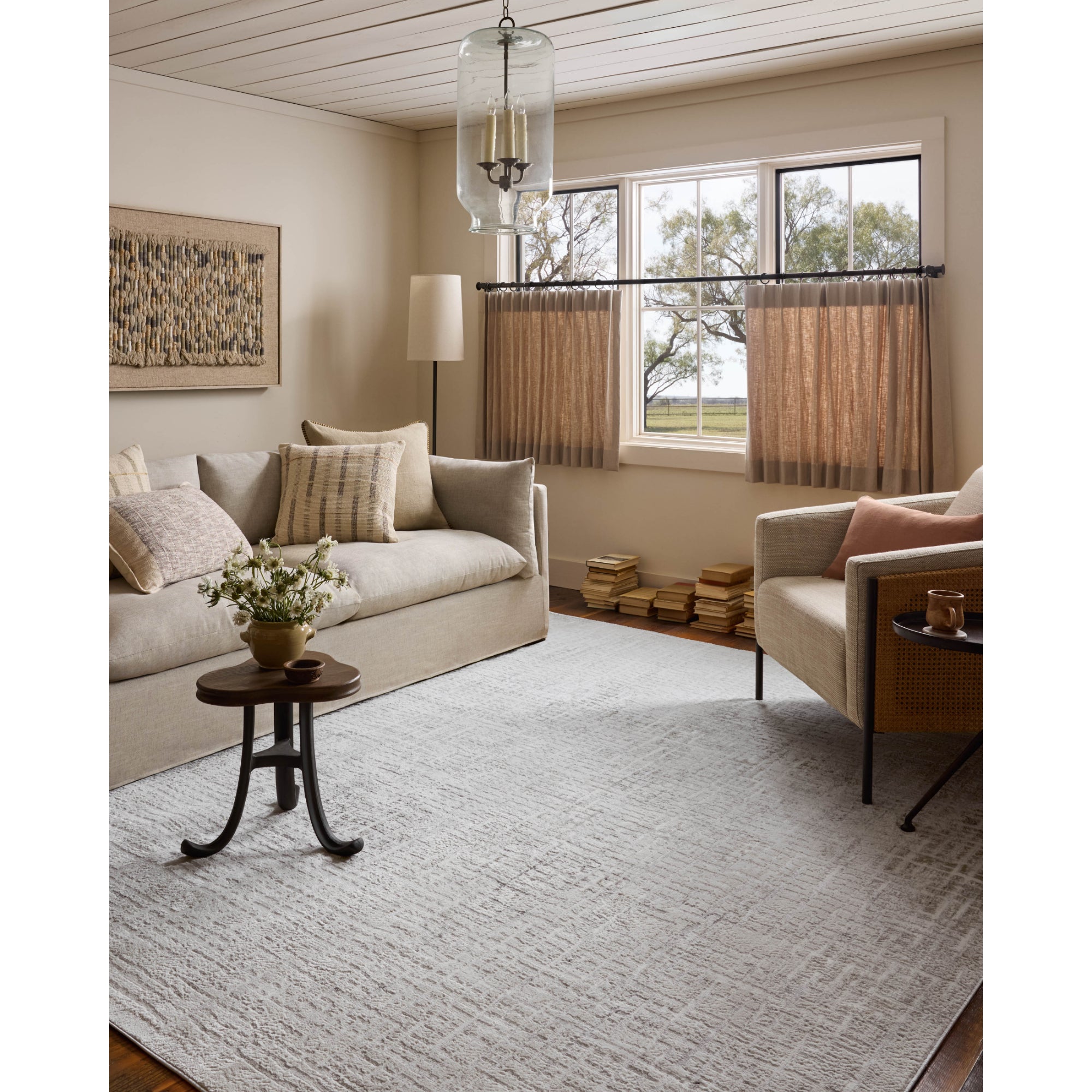 Loloi Hollis Ivory/Stone Rug