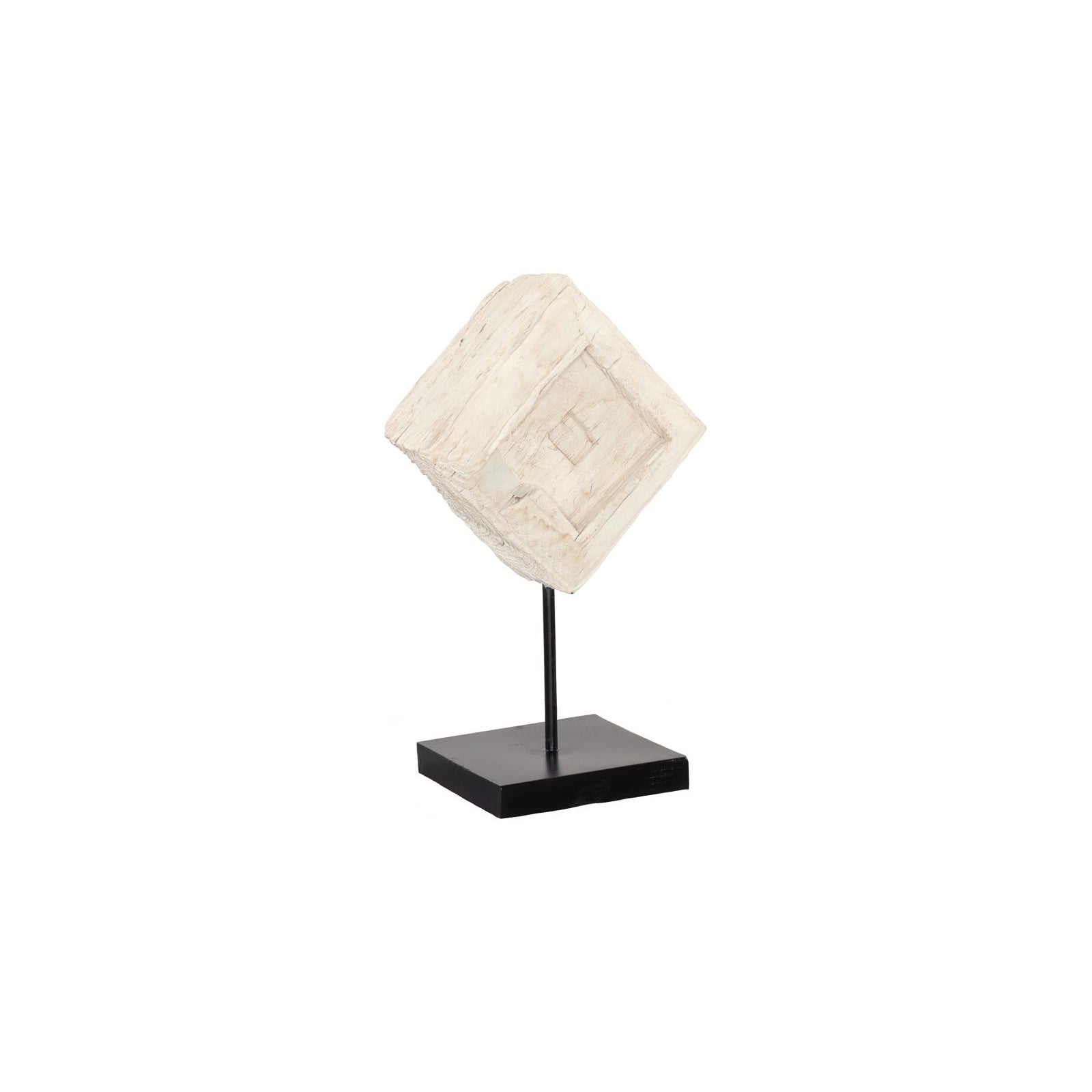 Eroded Wood Block on Stand