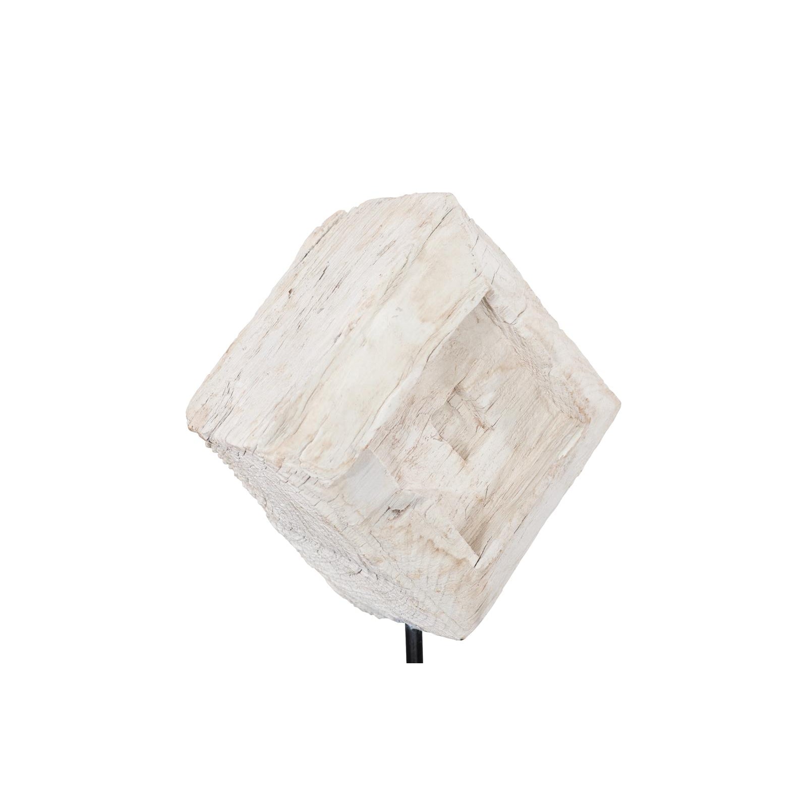 Eroded Wood Block on Stand