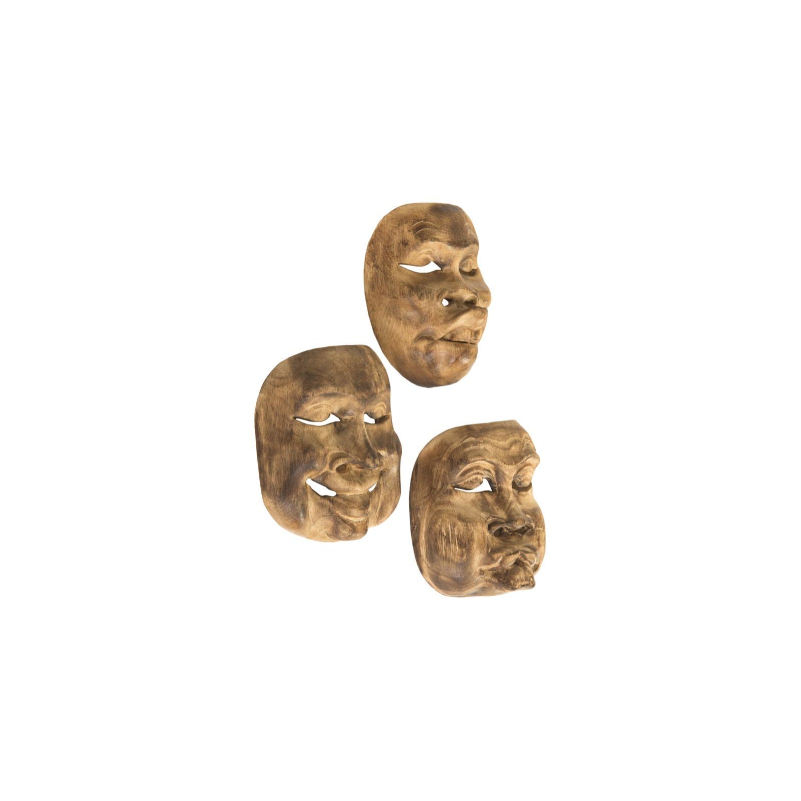 Indonesian Masks - Set of 3