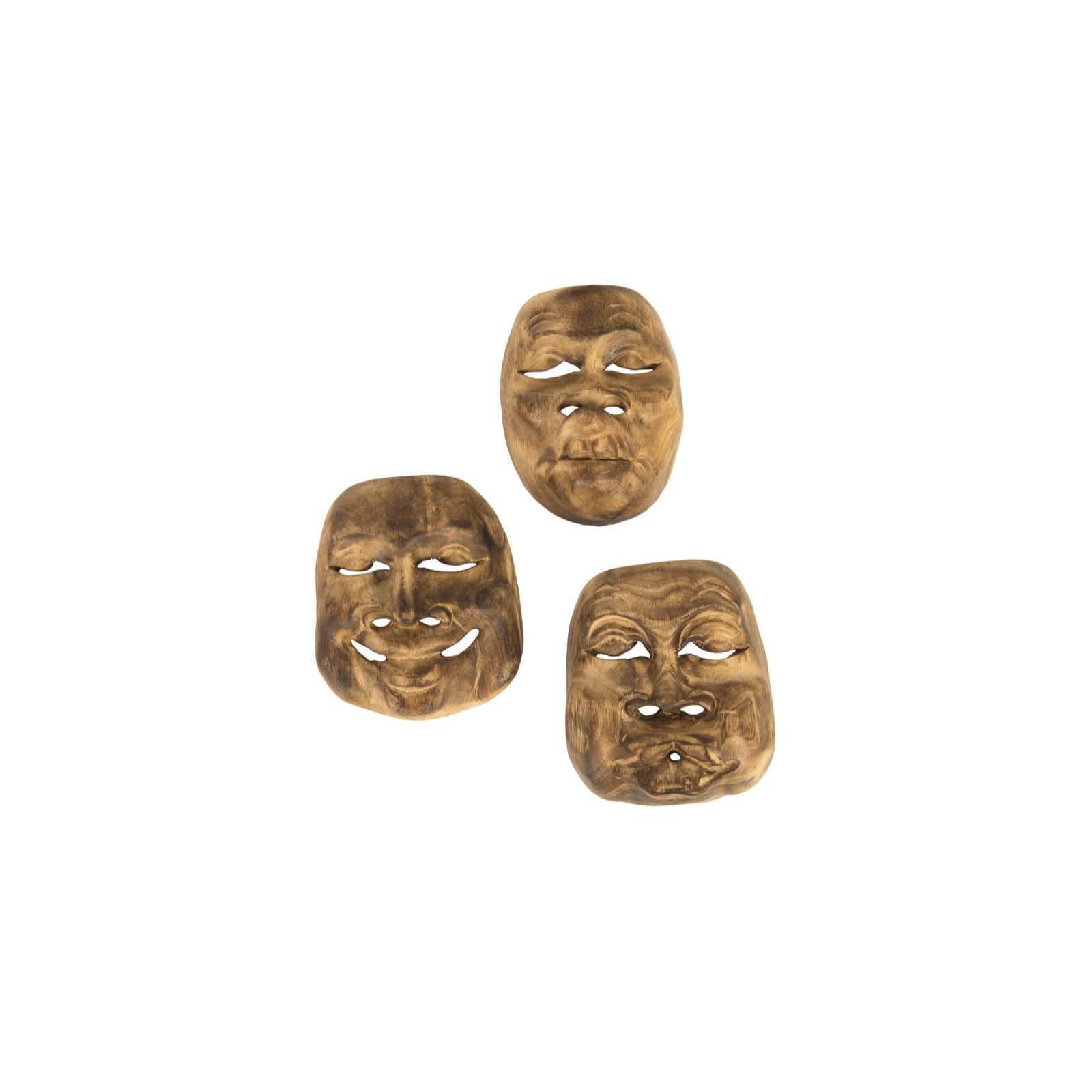 Indonesian Masks - Set of 3