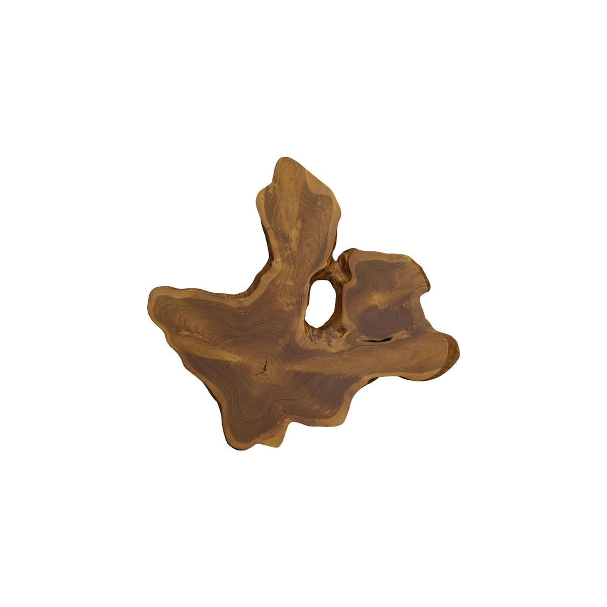 Freeform Teak Wall Slice by Phillips Collection