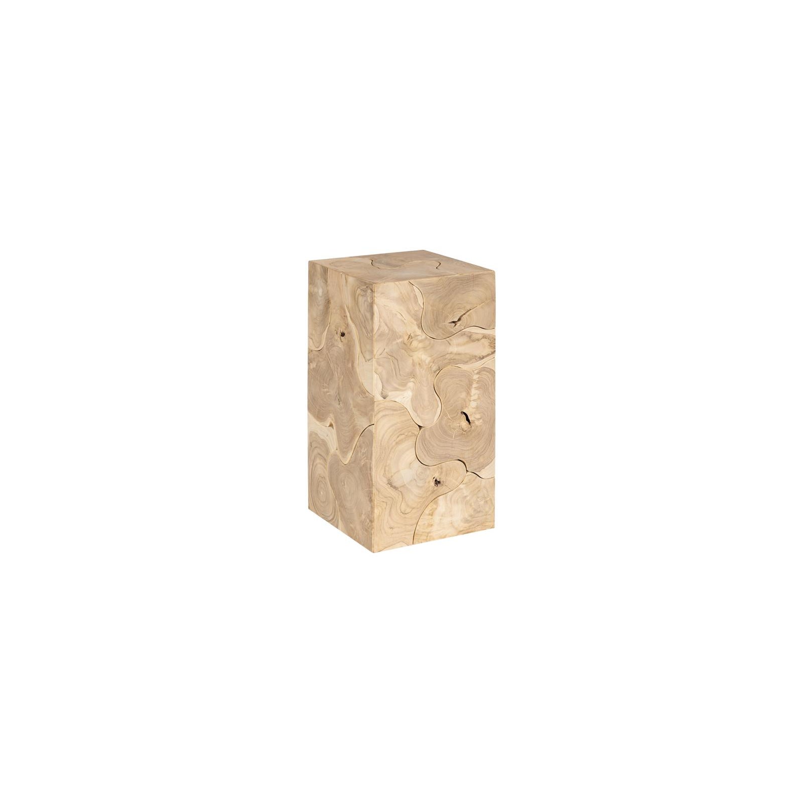 Teak Slice Pedestal