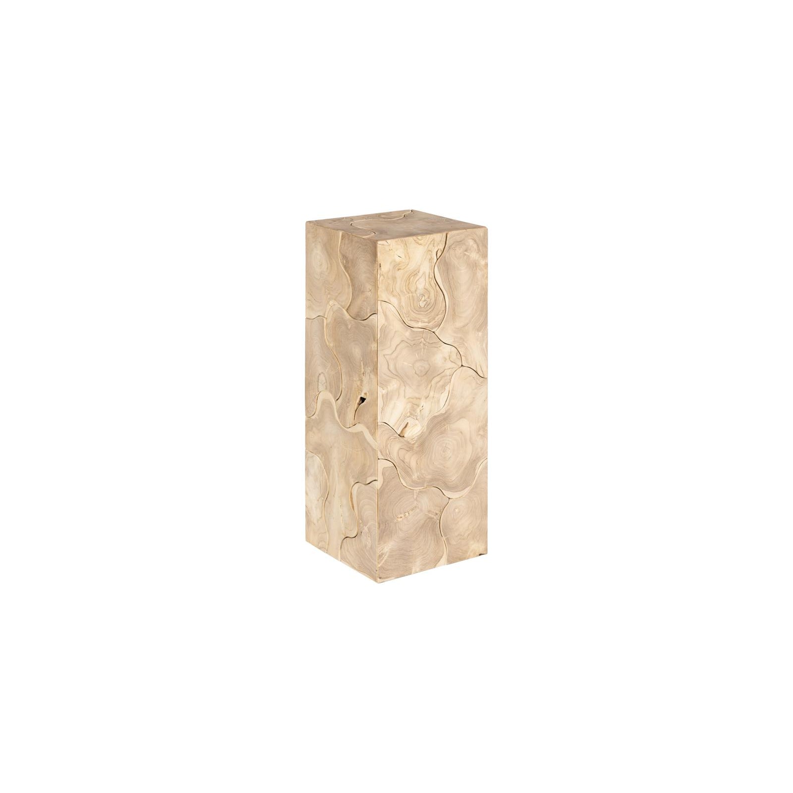 Teak Slice Pedestal