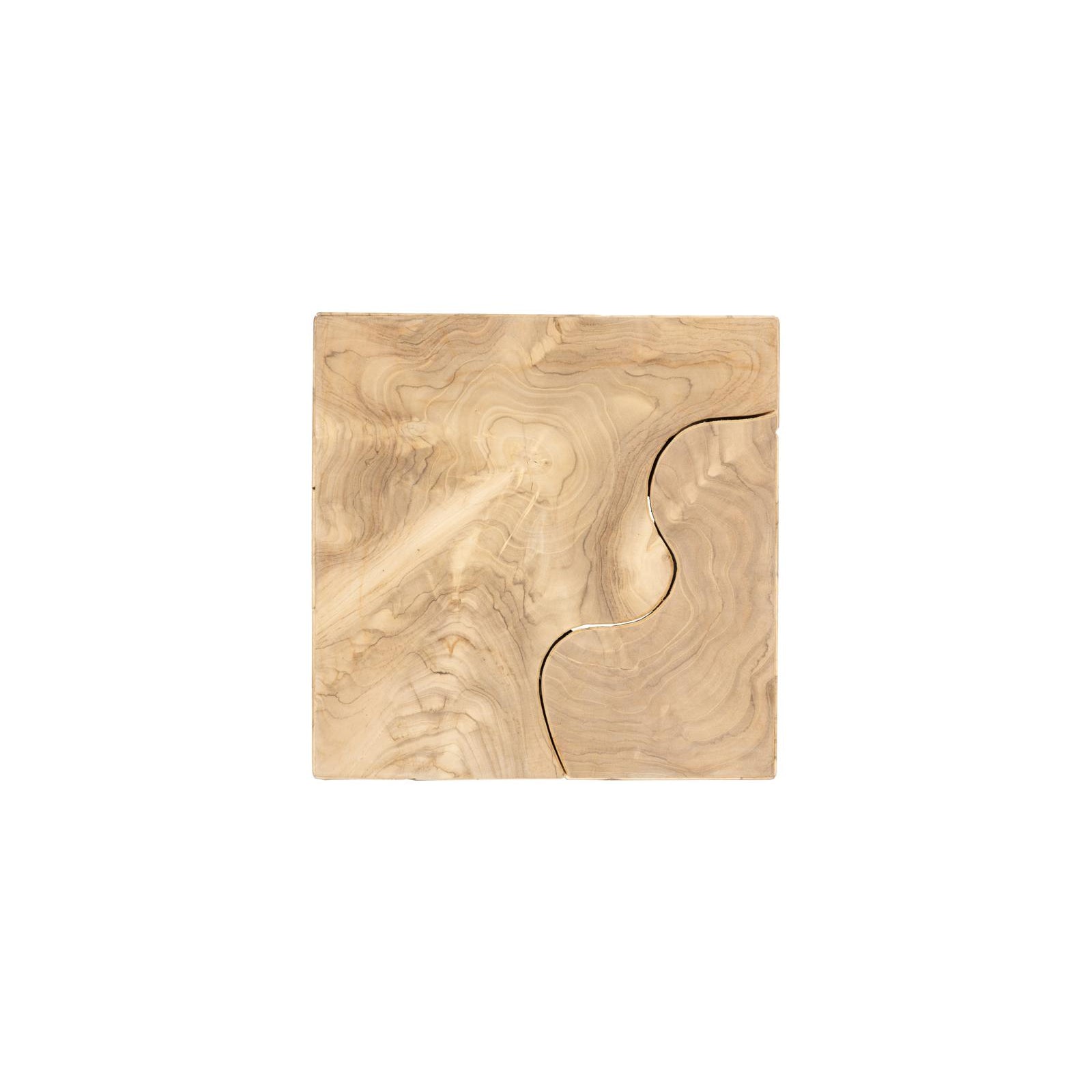 Teak Slice Pedestal