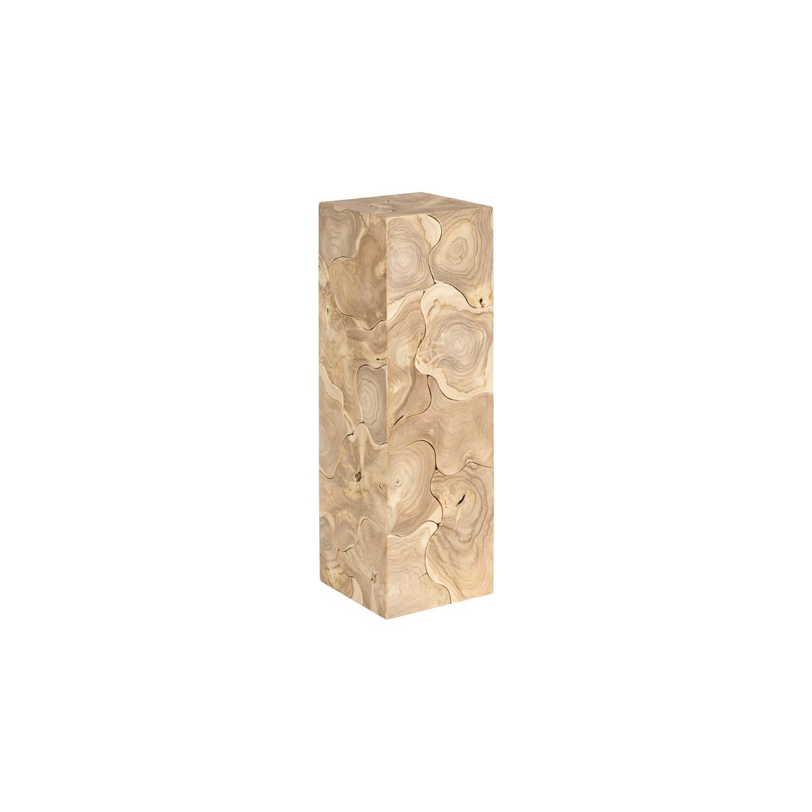 Teak Slice Pedestal