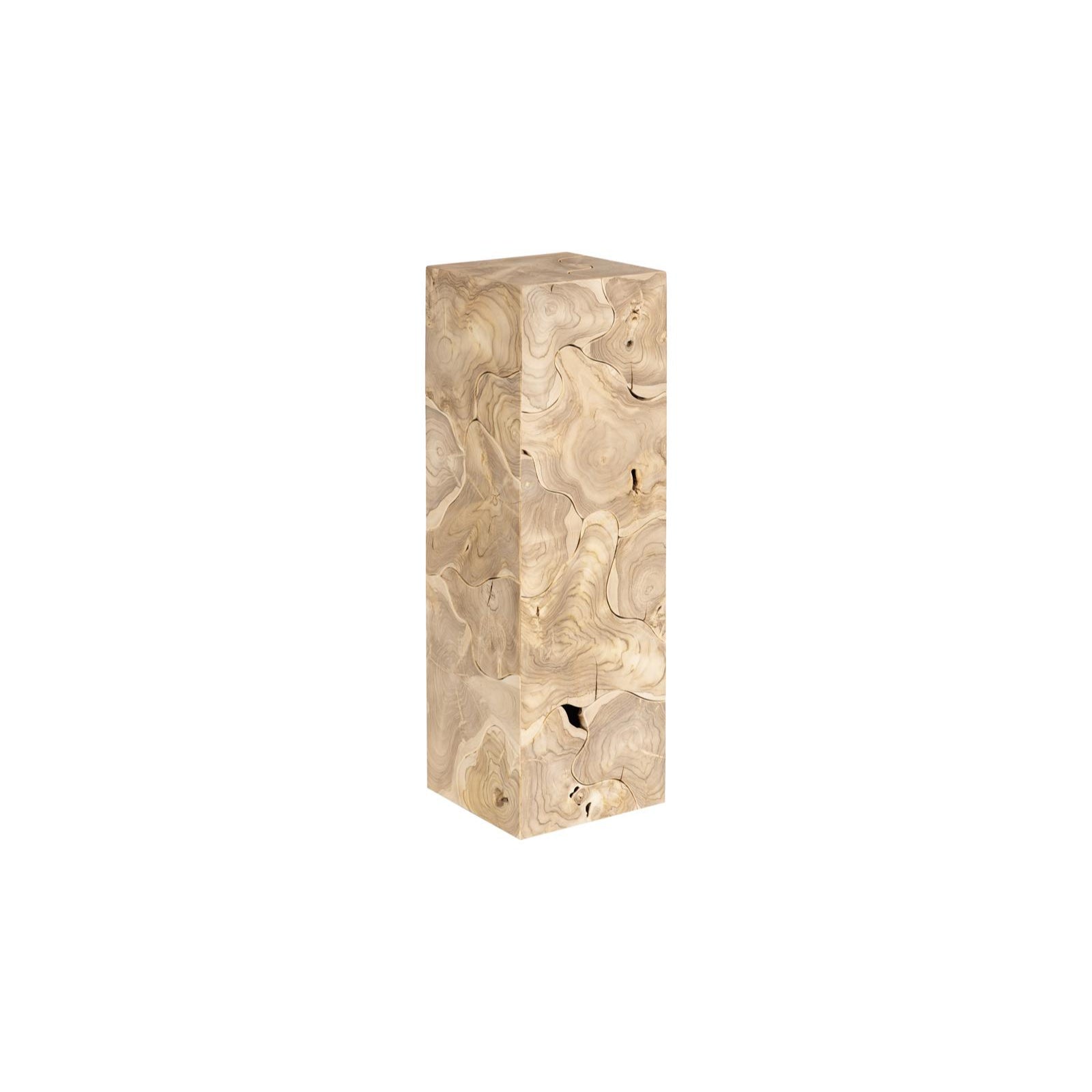 Teak Slice Pedestal