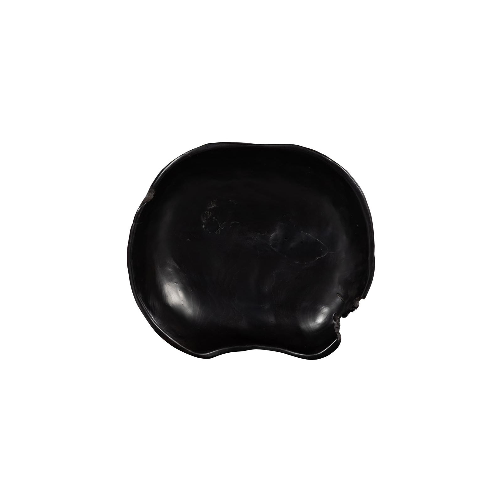 Teak Wood Bowl - Black