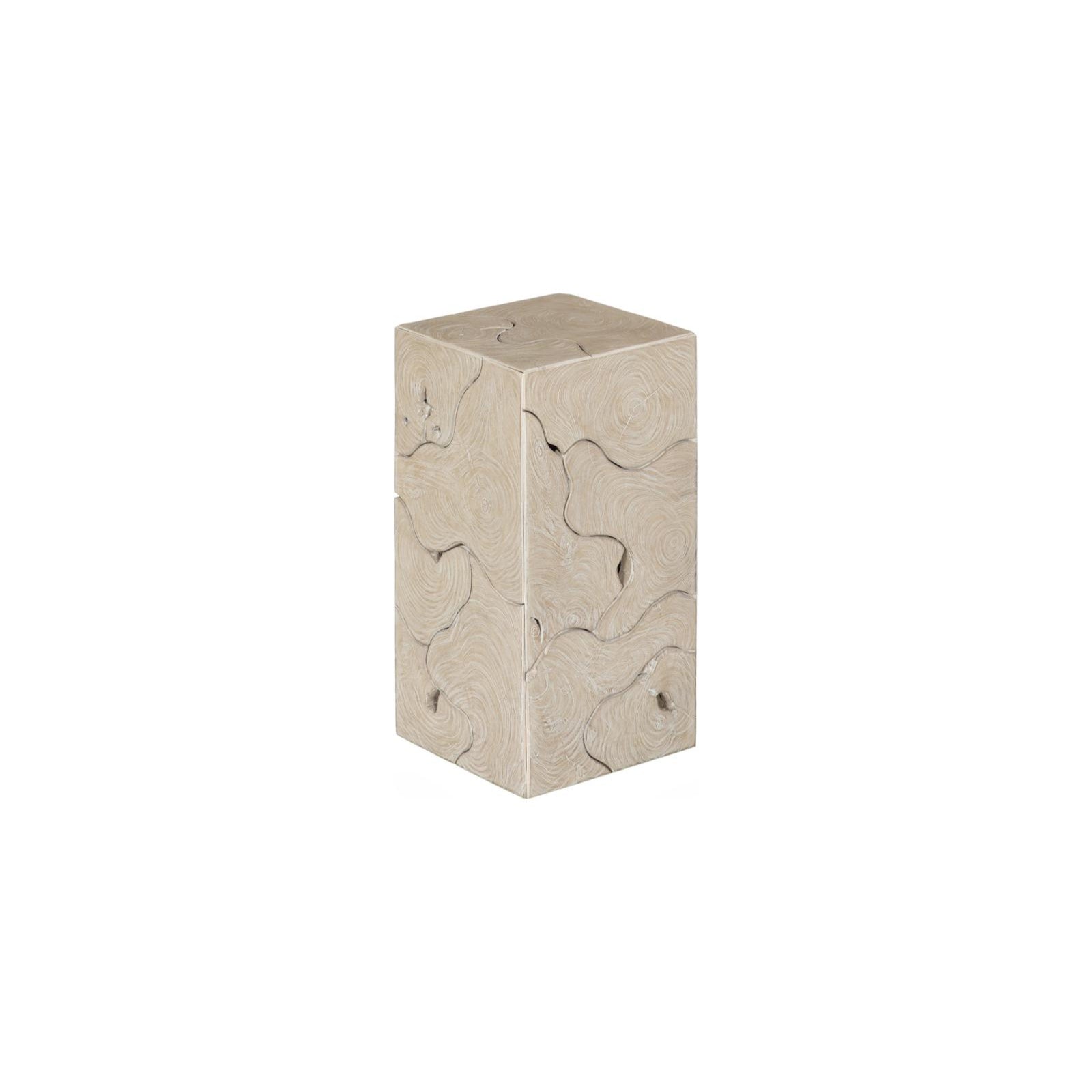 Teak Slice Pedestal