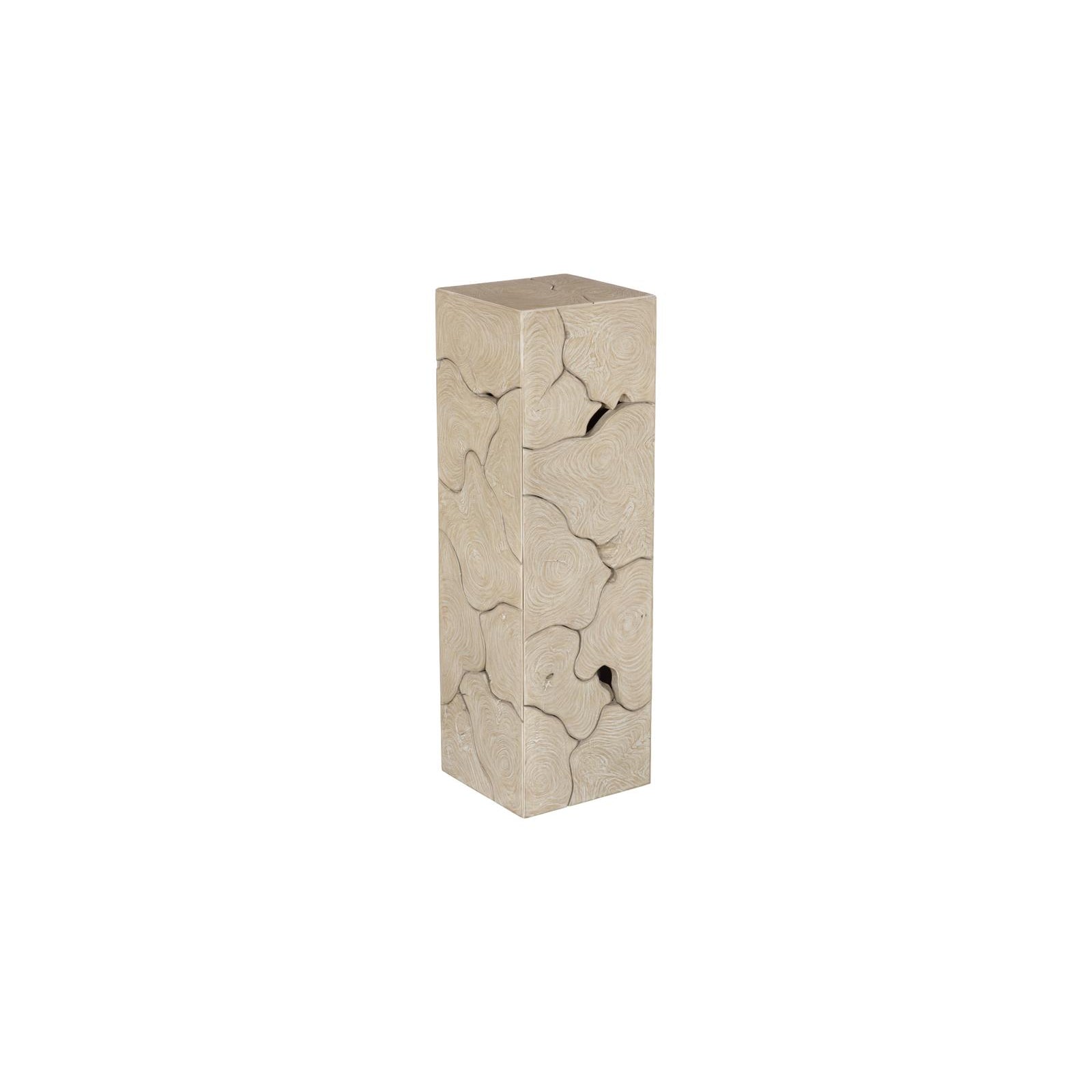 Teak Slice Pedestal