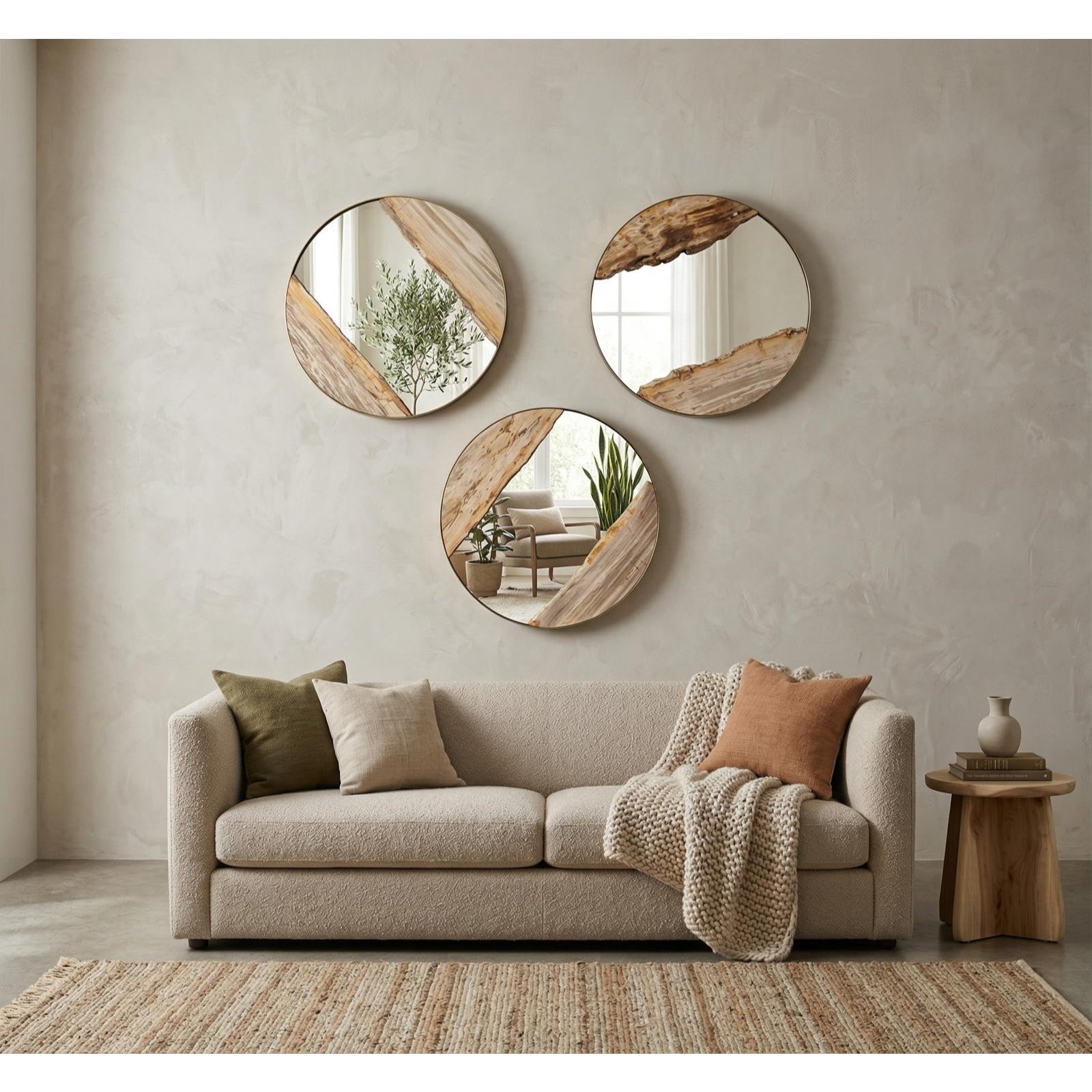 Petrified River Mirror