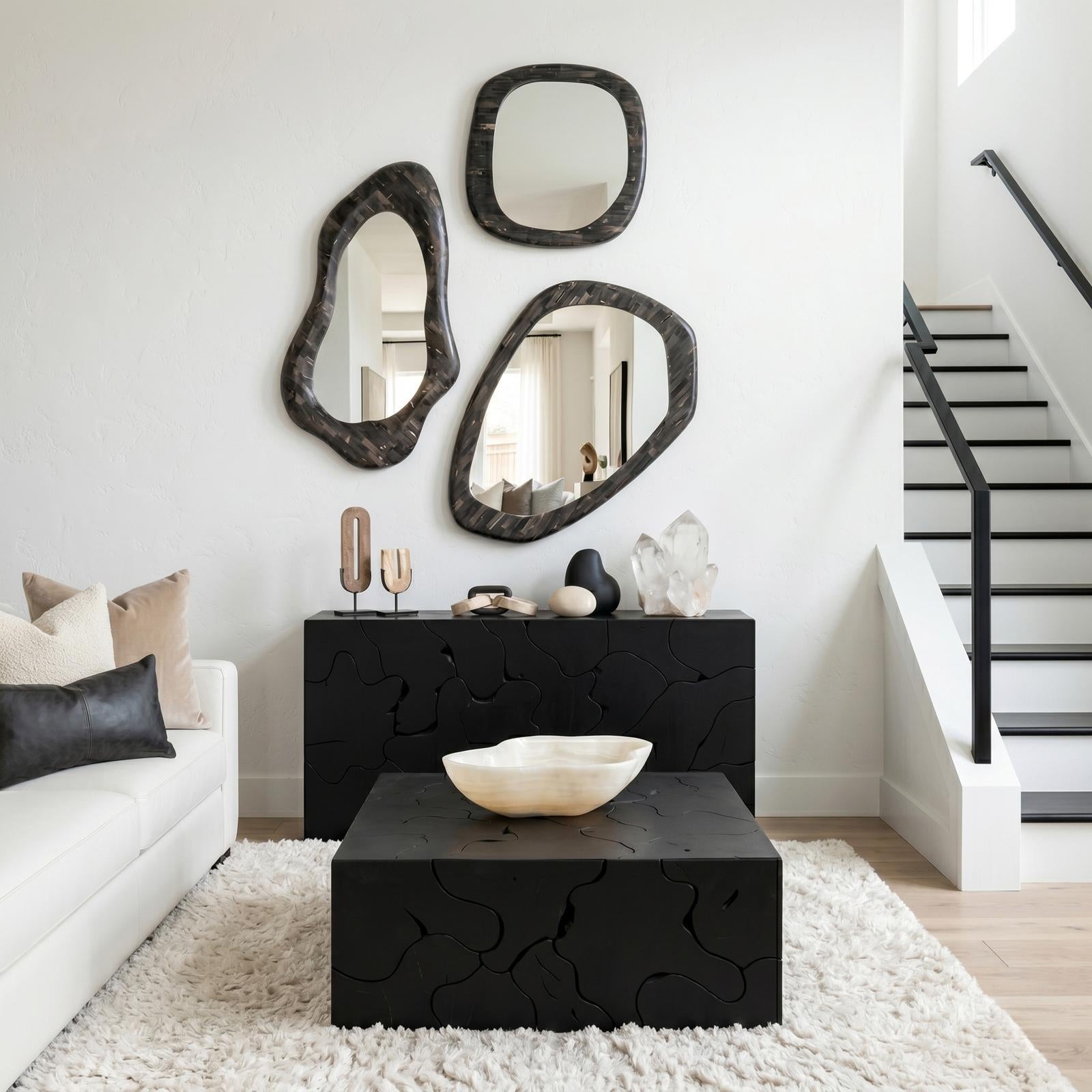 Morphic Pointed Petrified Mirror