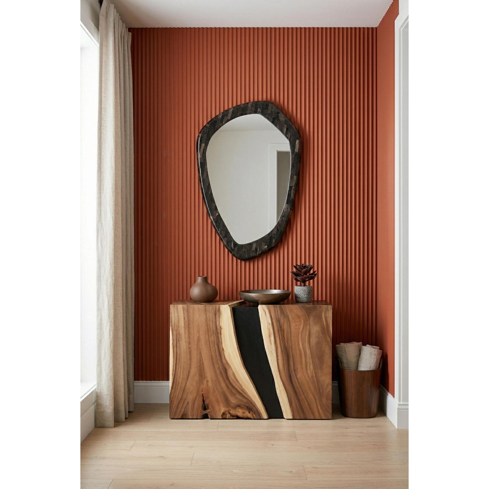 Morphic Pointed Petrified Mirror