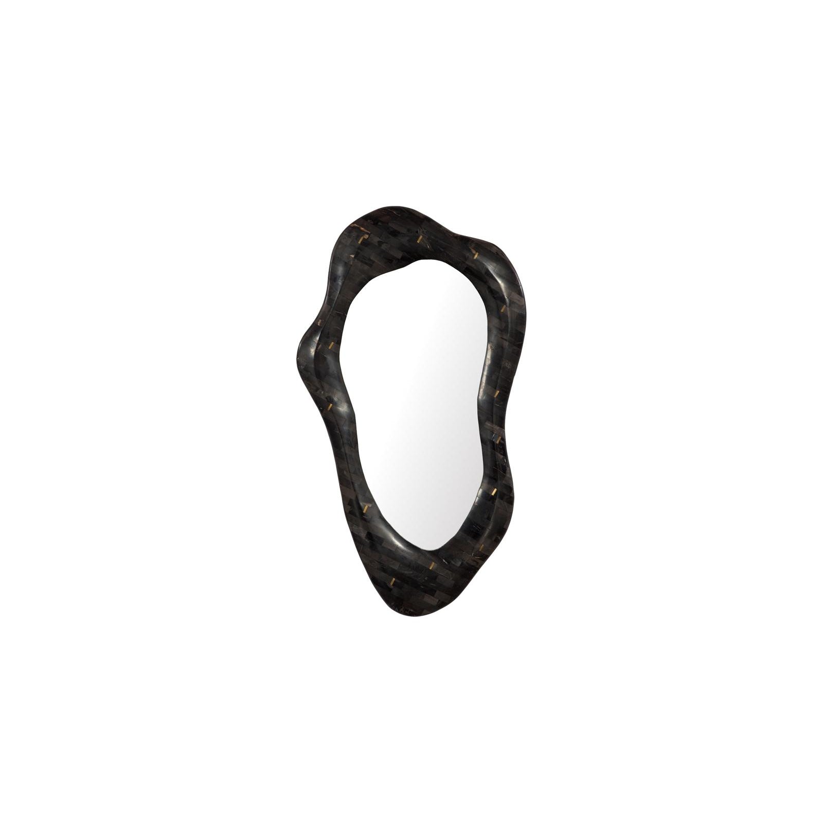 Morphic Waved Petrified Mirror