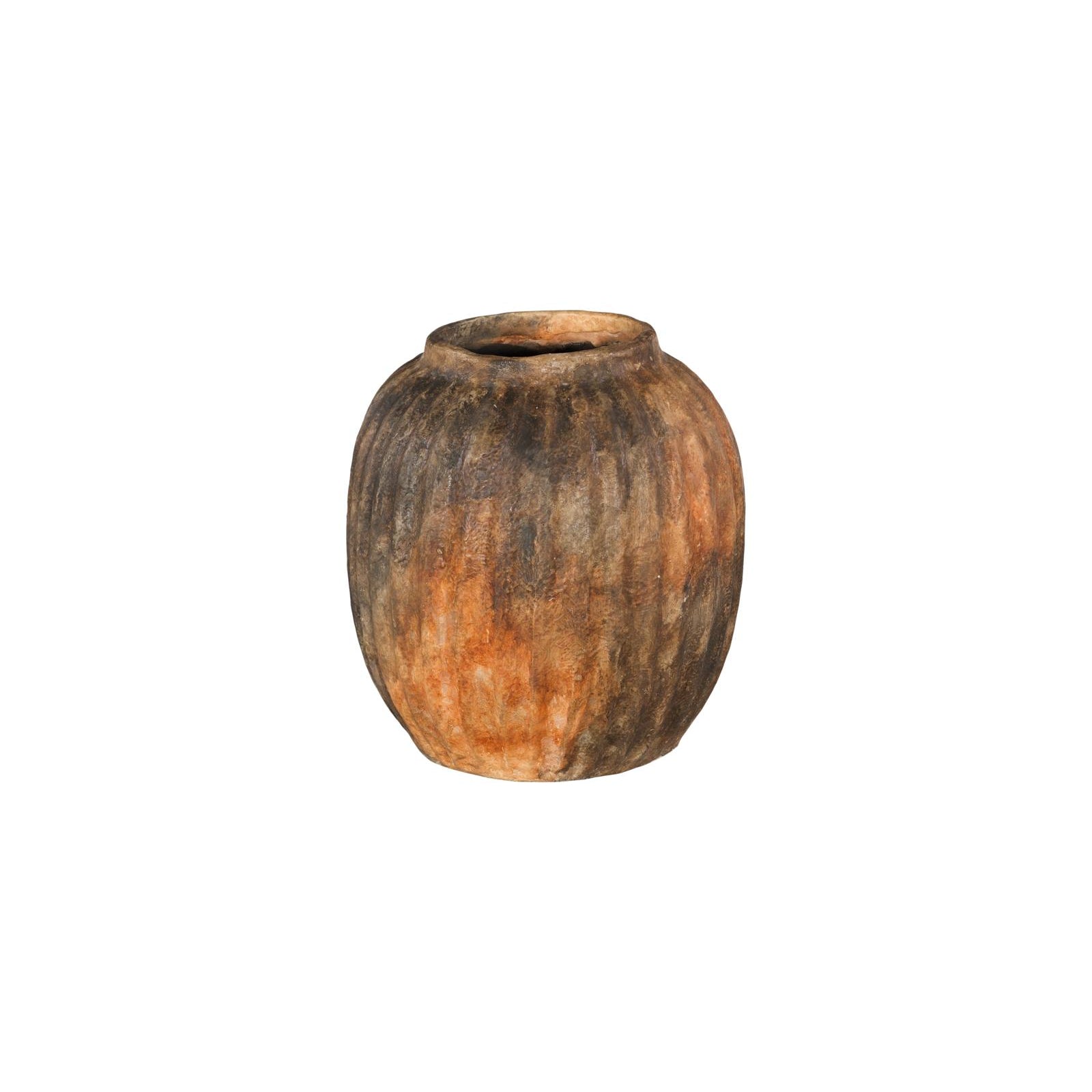 Raw Umber Vase - Globe
