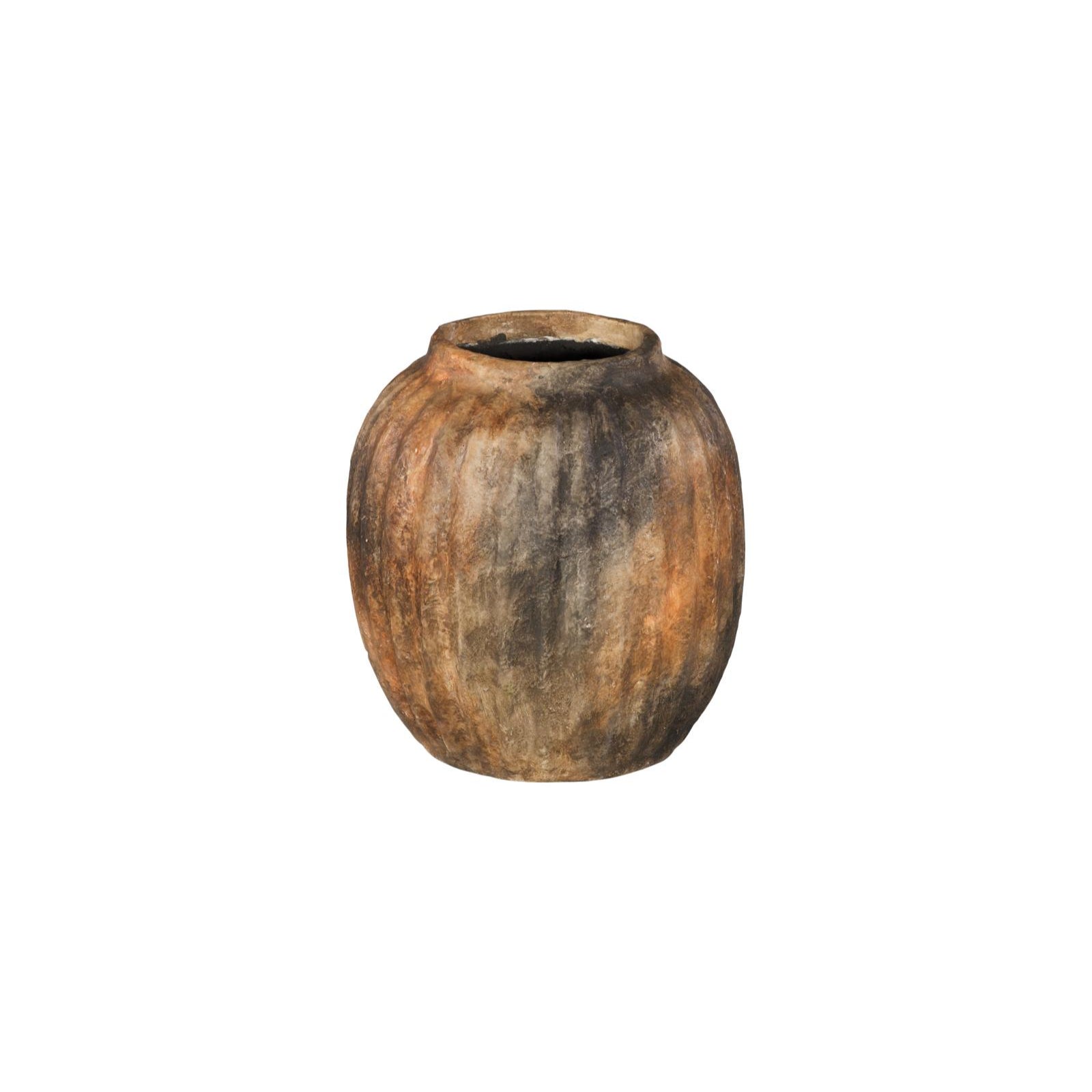 Raw Umber Vase - Globe