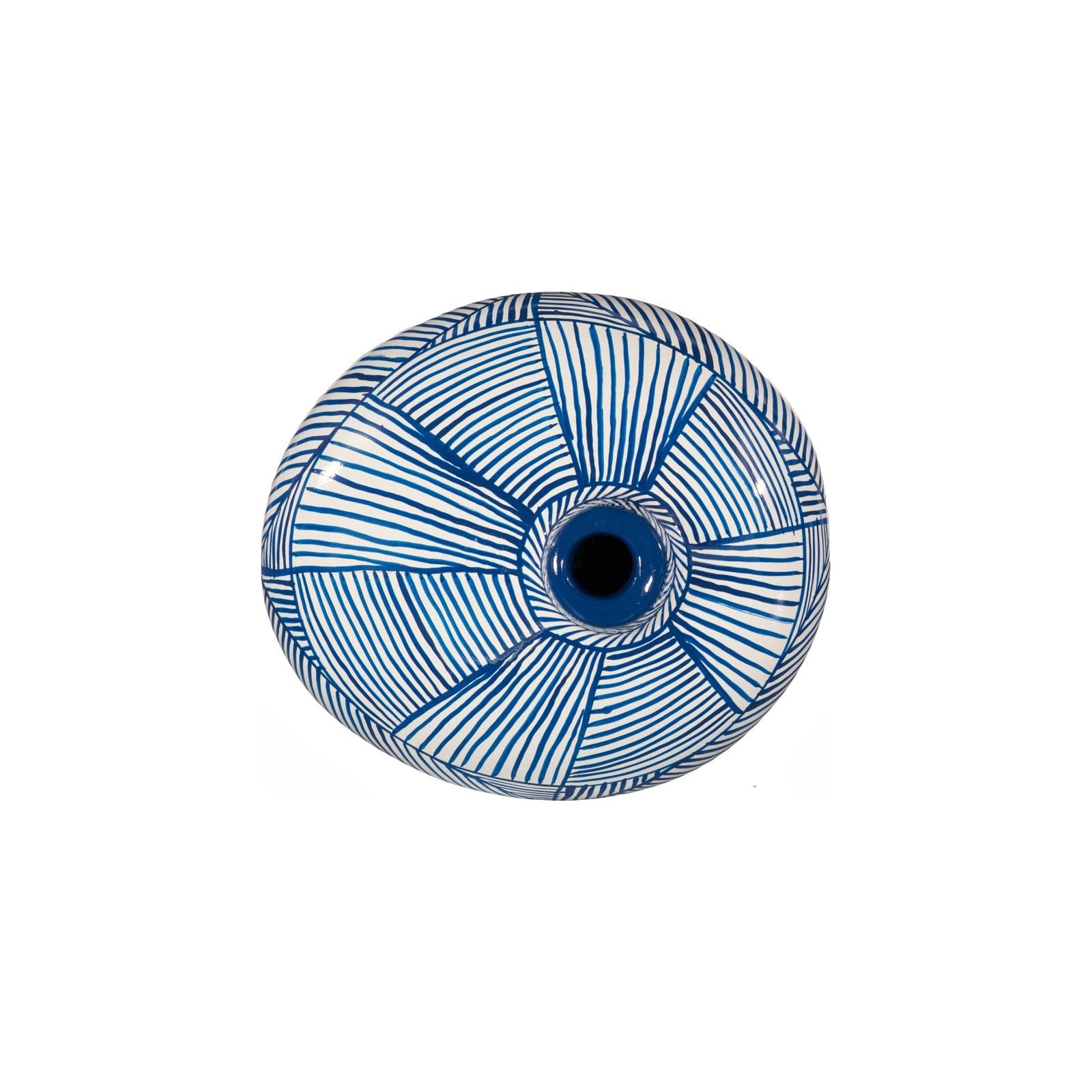 Indigo Mosaic Vase