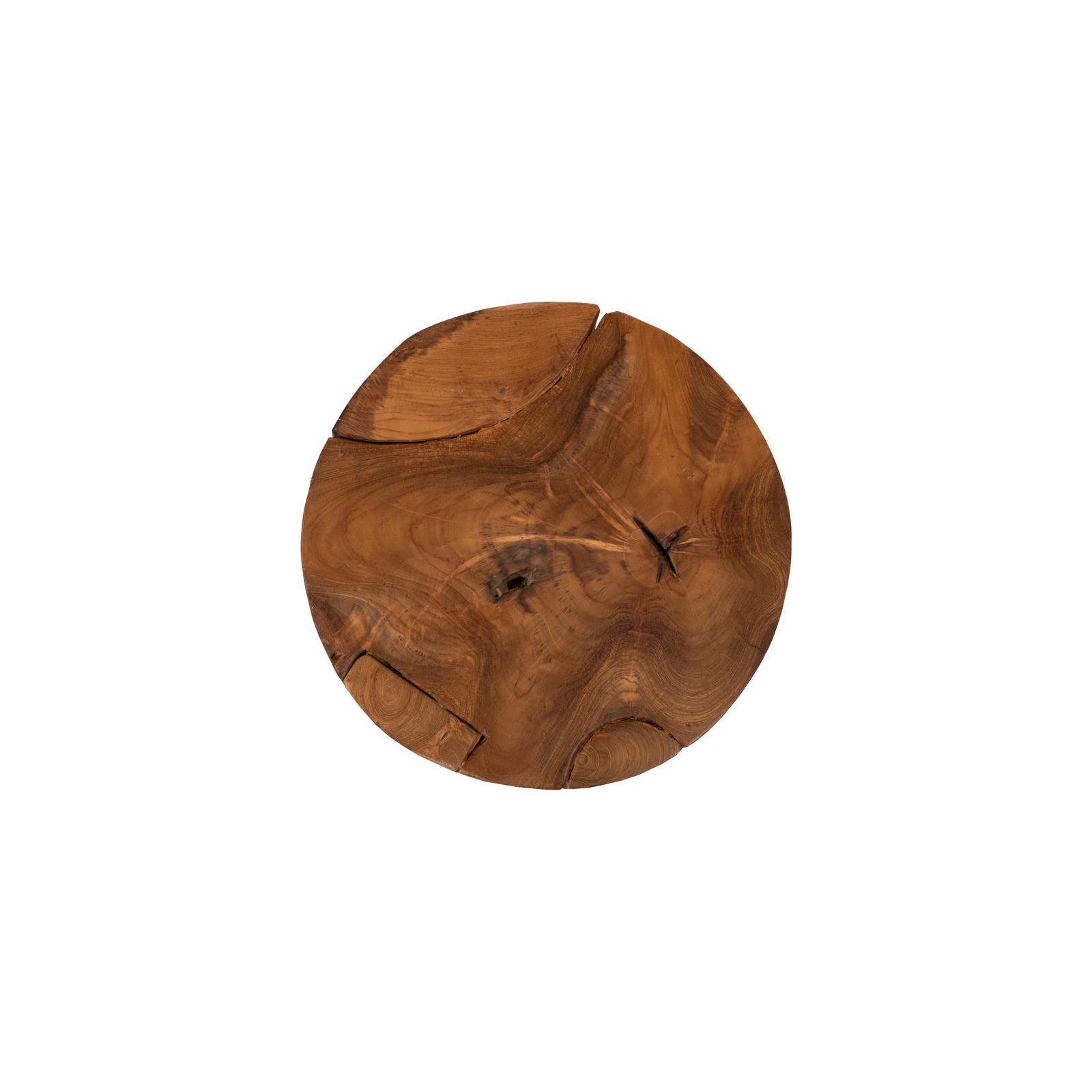 Teak Chunk Stool