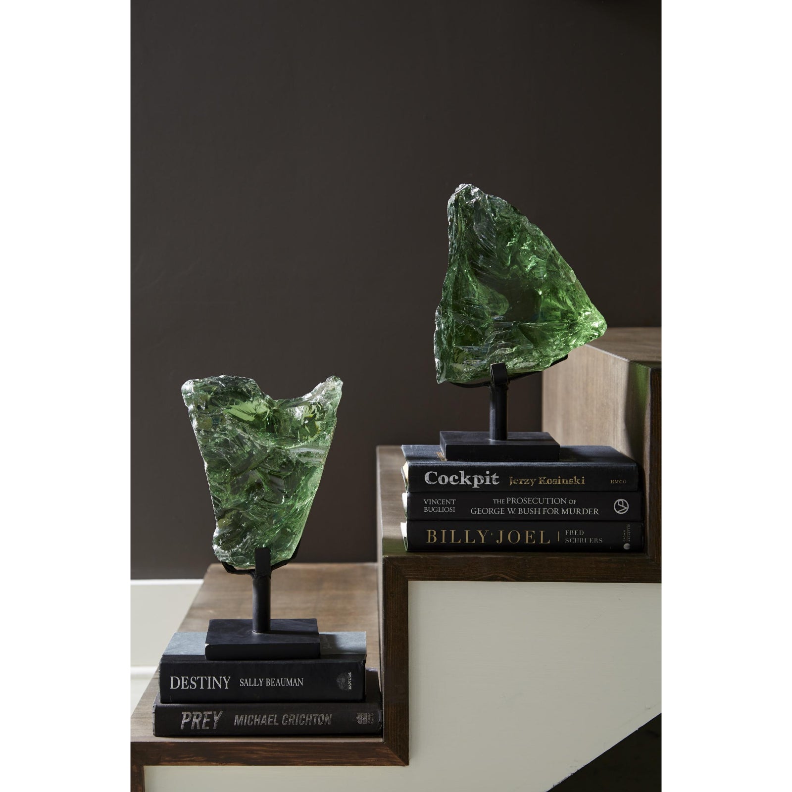 Refractory Glass Sculpture - Green