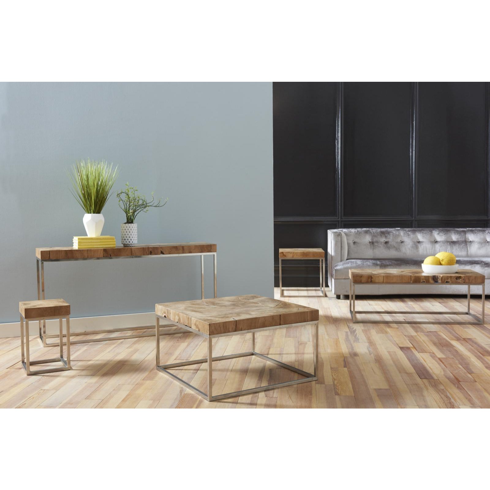 Teak Puzzle Coffee Table