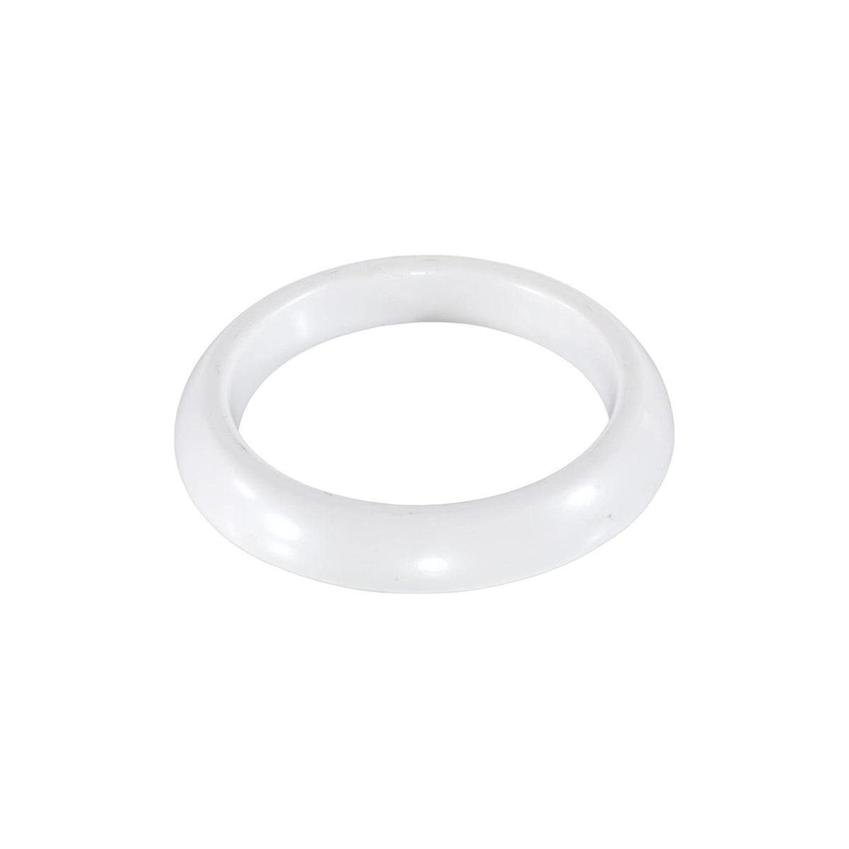 Frosted Leaning Glass Bowl with Ring Base by Phillips Collection