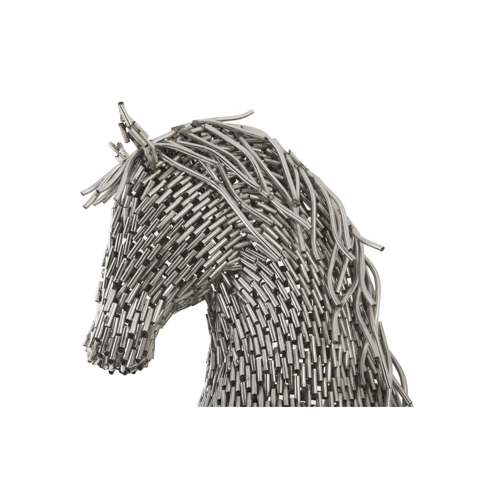 Horse Pipe Rearing Sculpture