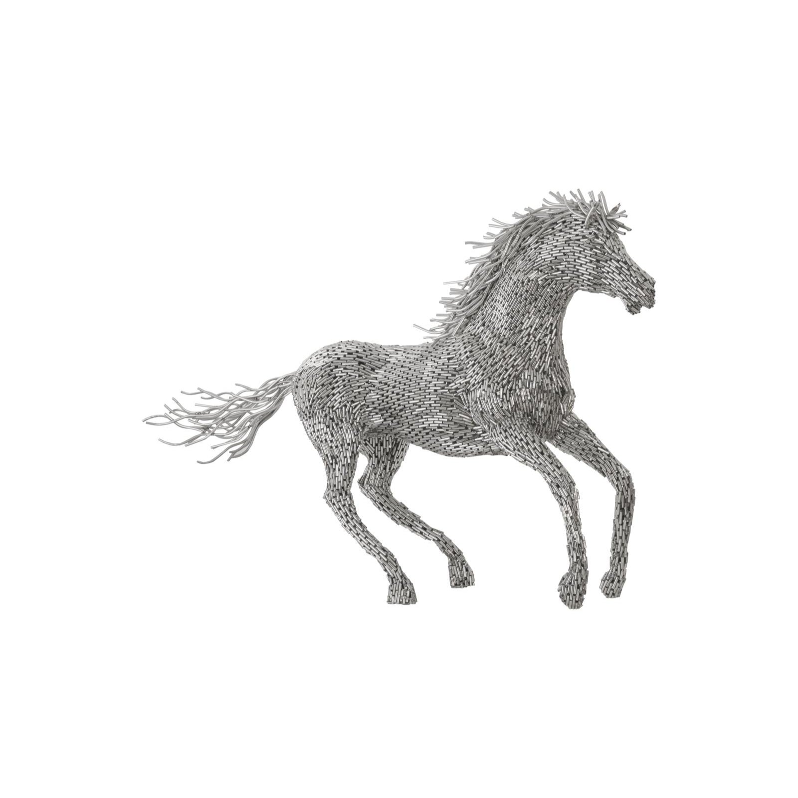 Horse Pipe Galloping Sculpture