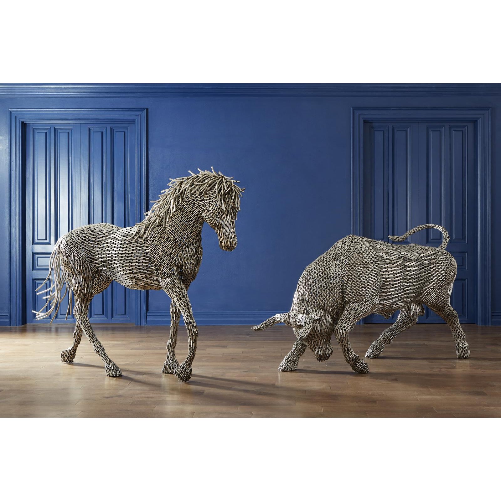 Horse Pipe Walking Sculpture