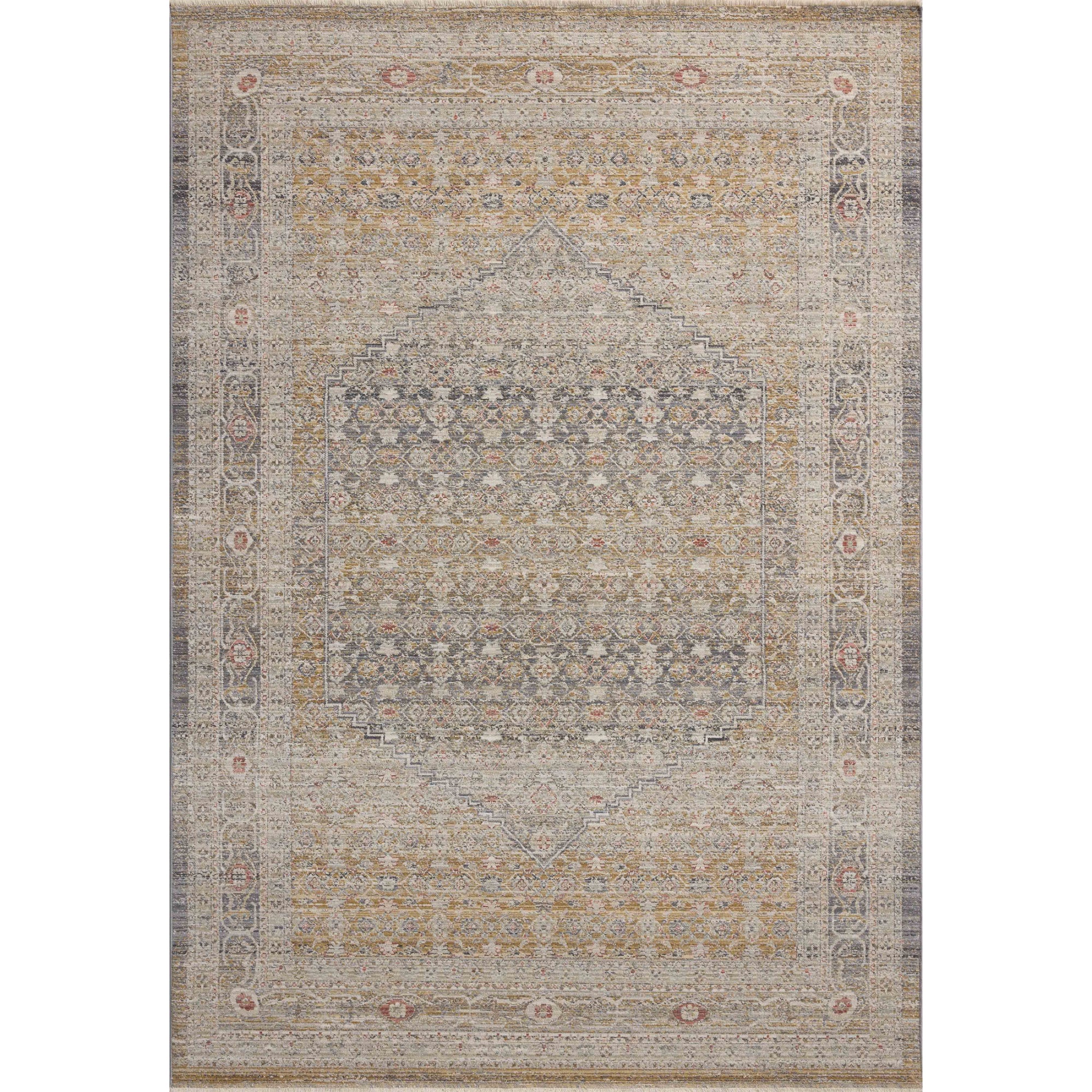 Chris Loves Julia x Loloi Ida Stone/Gold Rug