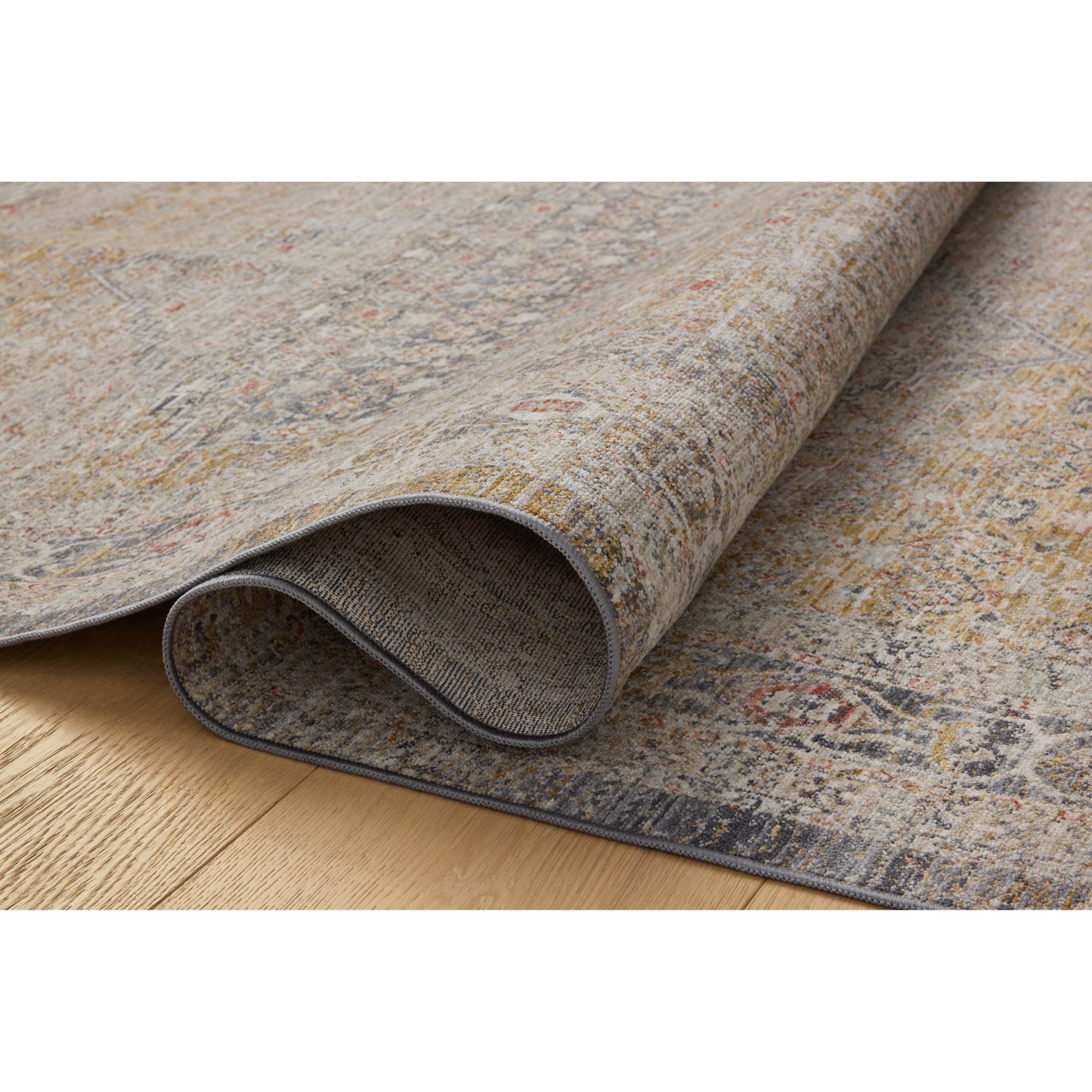 Chris Loves Julia x Loloi Ida Stone/Gold Rug