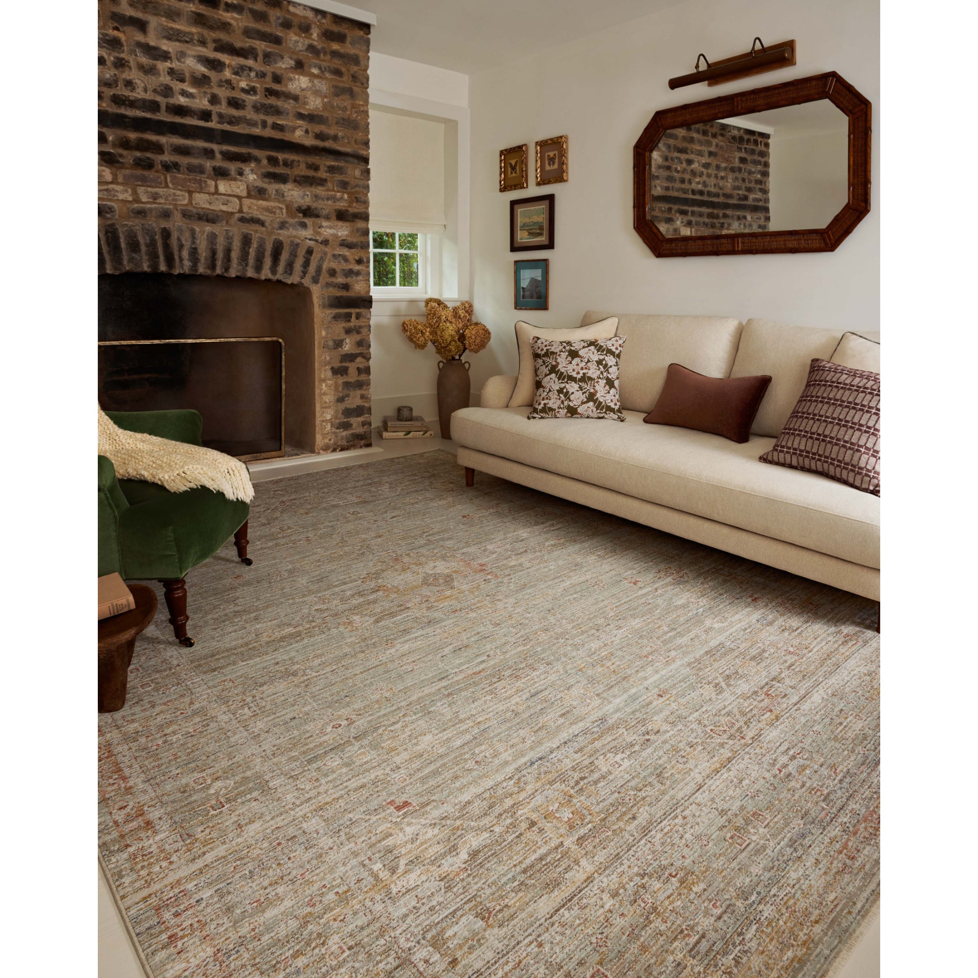 Chris Loves Julia x Loloi Ida Spa/Sunrise Rug